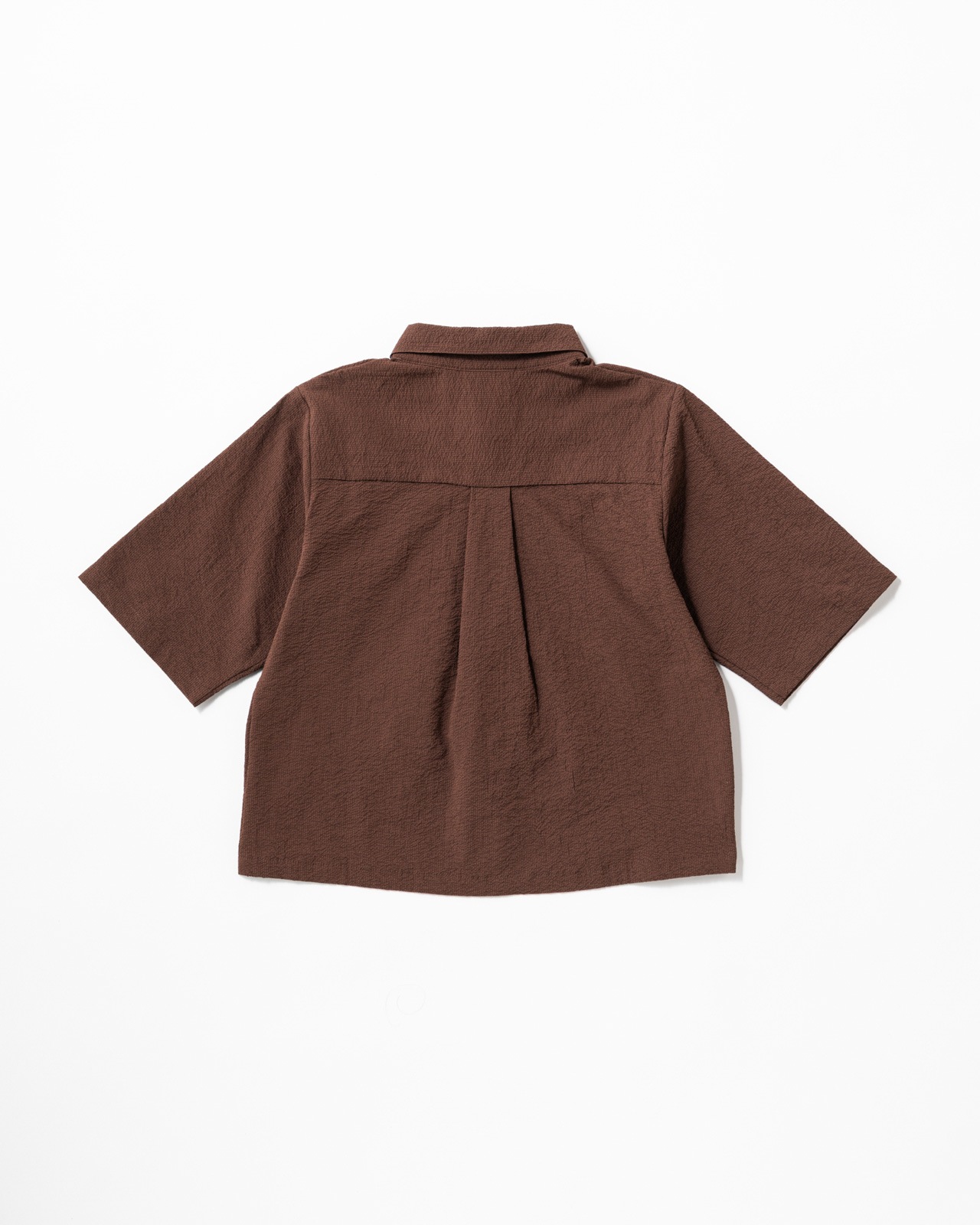 [L's]THREE QUARTER SLEEVE SHIRT SEERSUCKER/スリークオータースリーブシャツ シアサッカー
