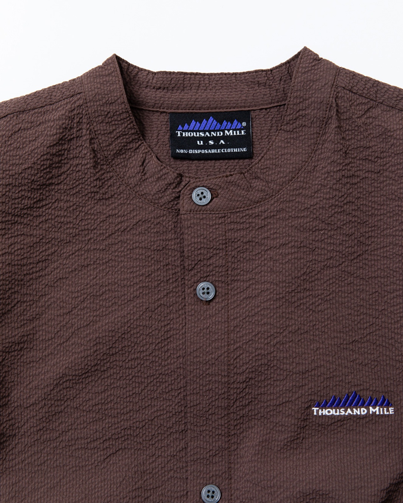 [L's]WAIST DRAWCODE SHIRT SEERSUCKER/ウエストドローコードシャツ シアサッカー