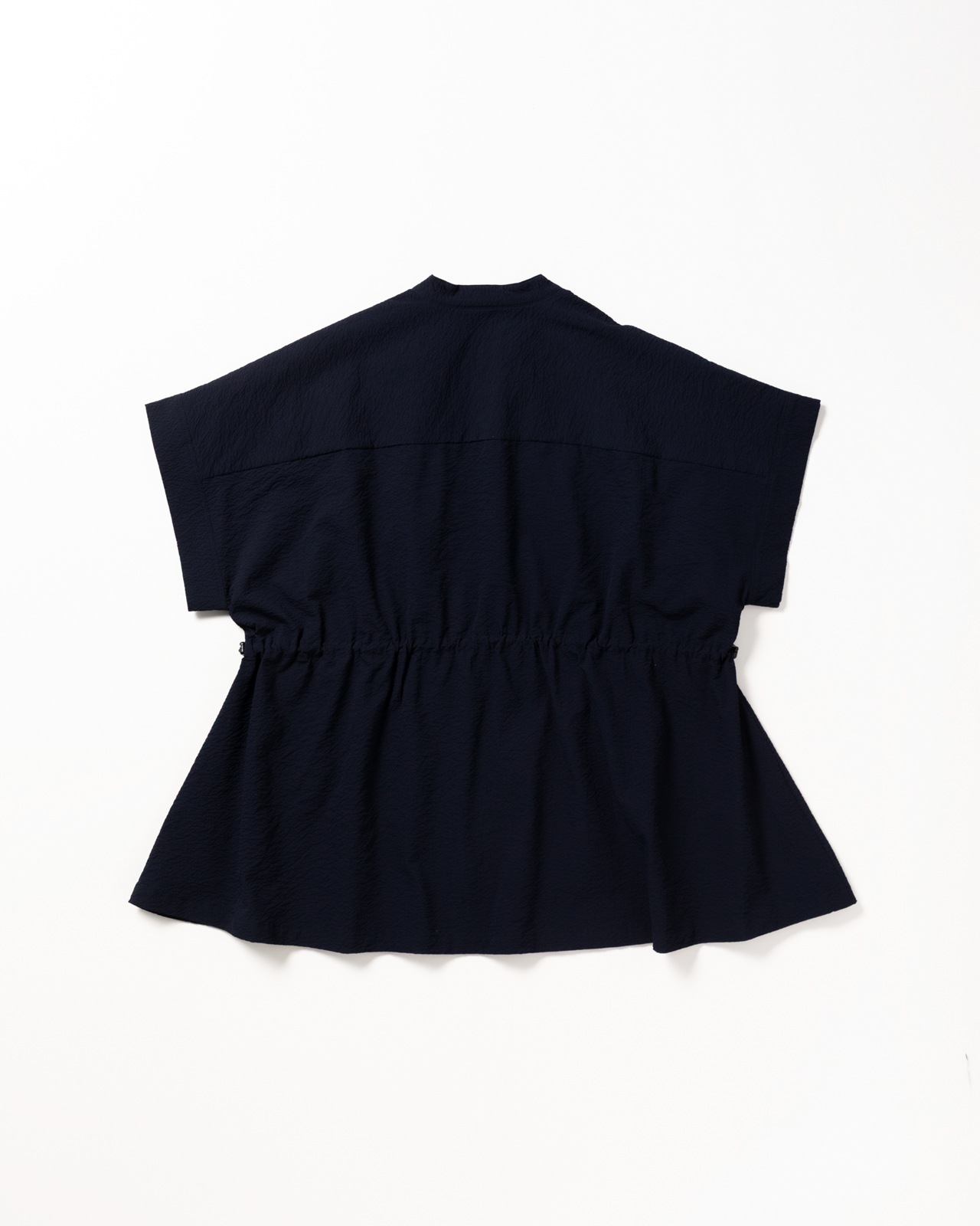 [L's]WAIST DRAWCODE SHIRT SEERSUCKER/ウエストドローコードシャツ シアサッカー