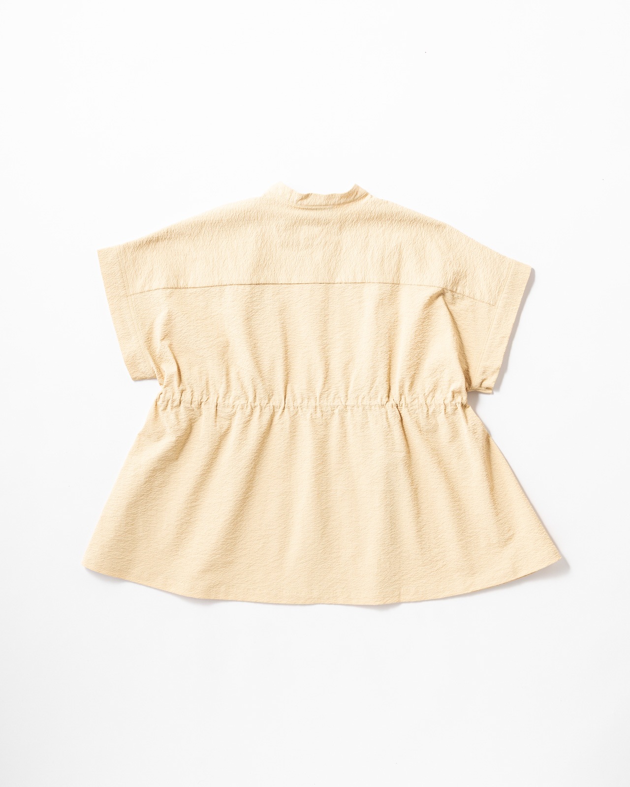 [L's]WAIST DRAWCODE SHIRT SEERSUCKER/ウエストドローコードシャツ シアサッカー