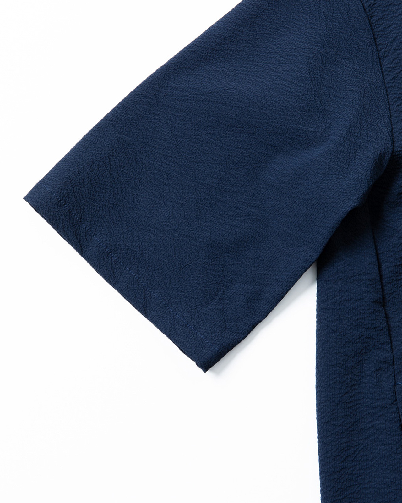 [L's]SHORT SLEEVE SKIPPER OP SEERSUCKER/ショートスリーブスキッパーワンピース シアサッカー