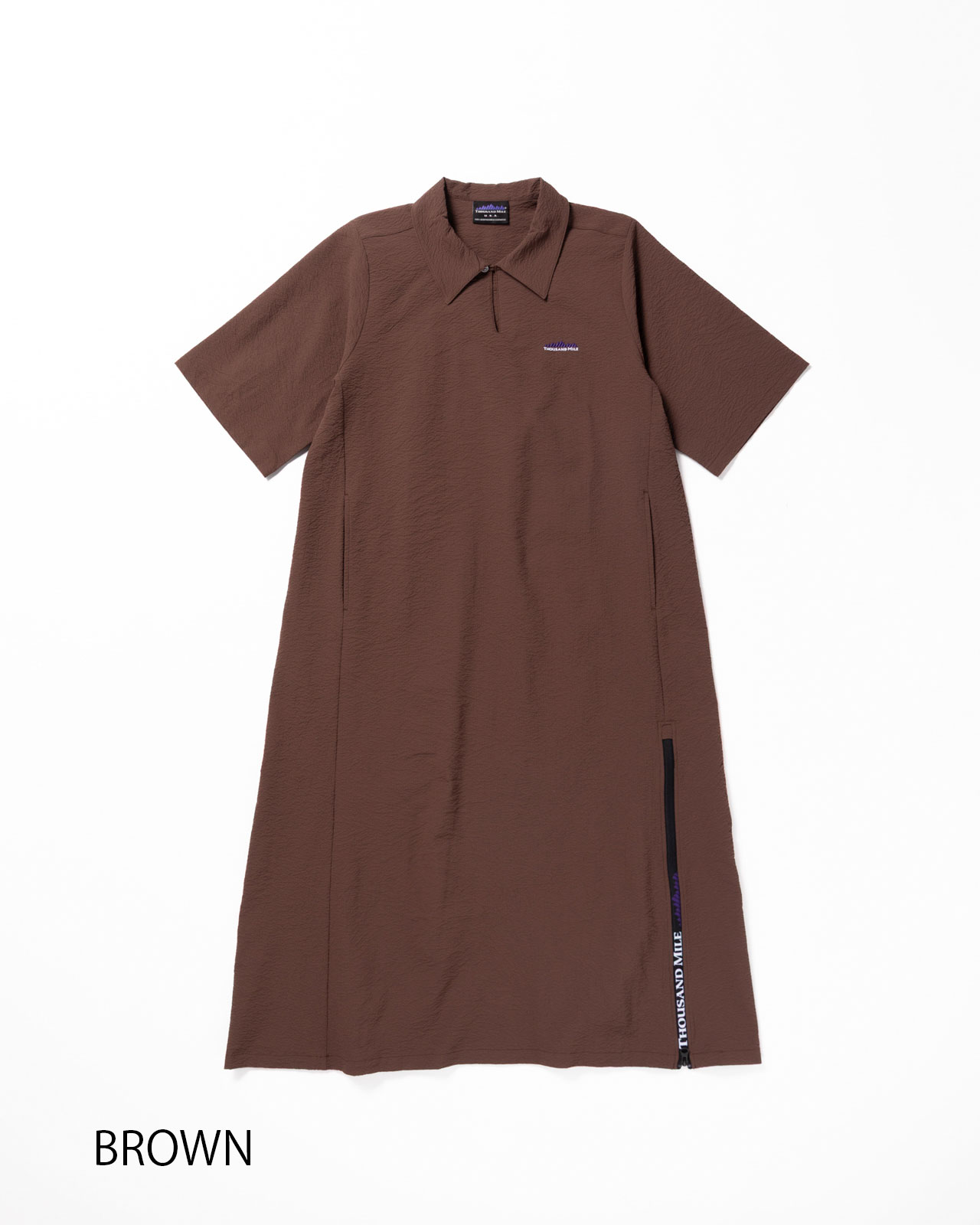 L's]SHORT SLEEVE SKIPPER OP SEERSUCKER/ショートスリーブスキッパー