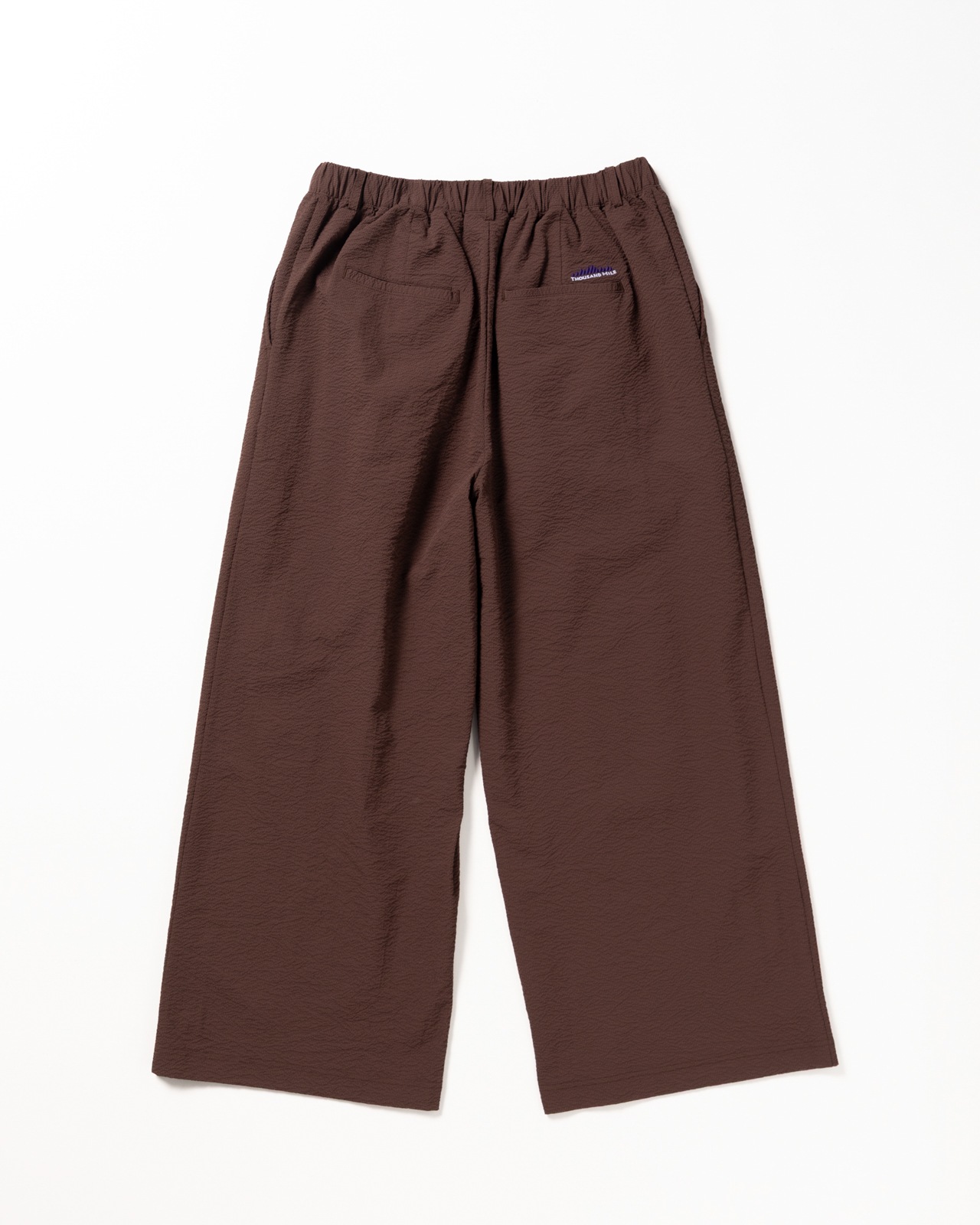 L's]LONG WIDE PANTS SEERSUCKER/ロングワイドパンツ シアサッカー