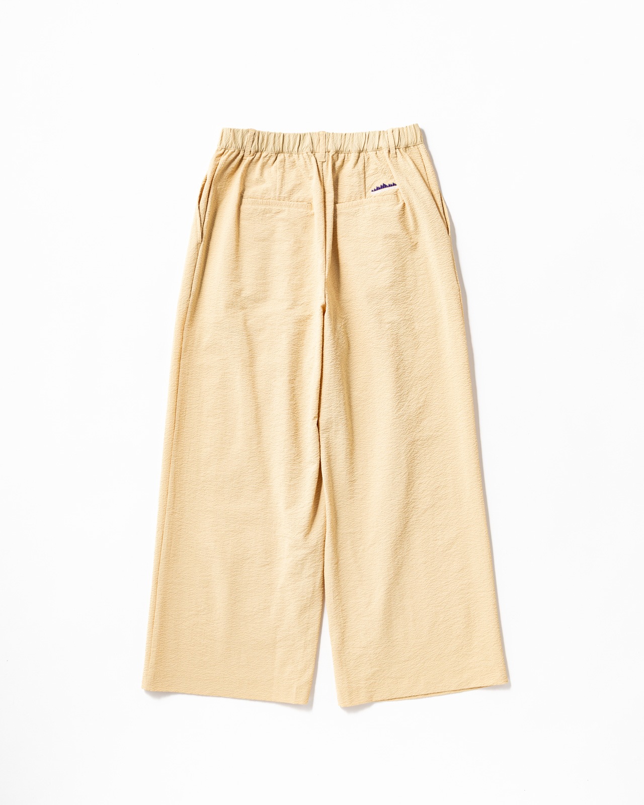 L's]LONG WIDE PANTS SEERSUCKER/ロングワイドパンツ シアサッカー