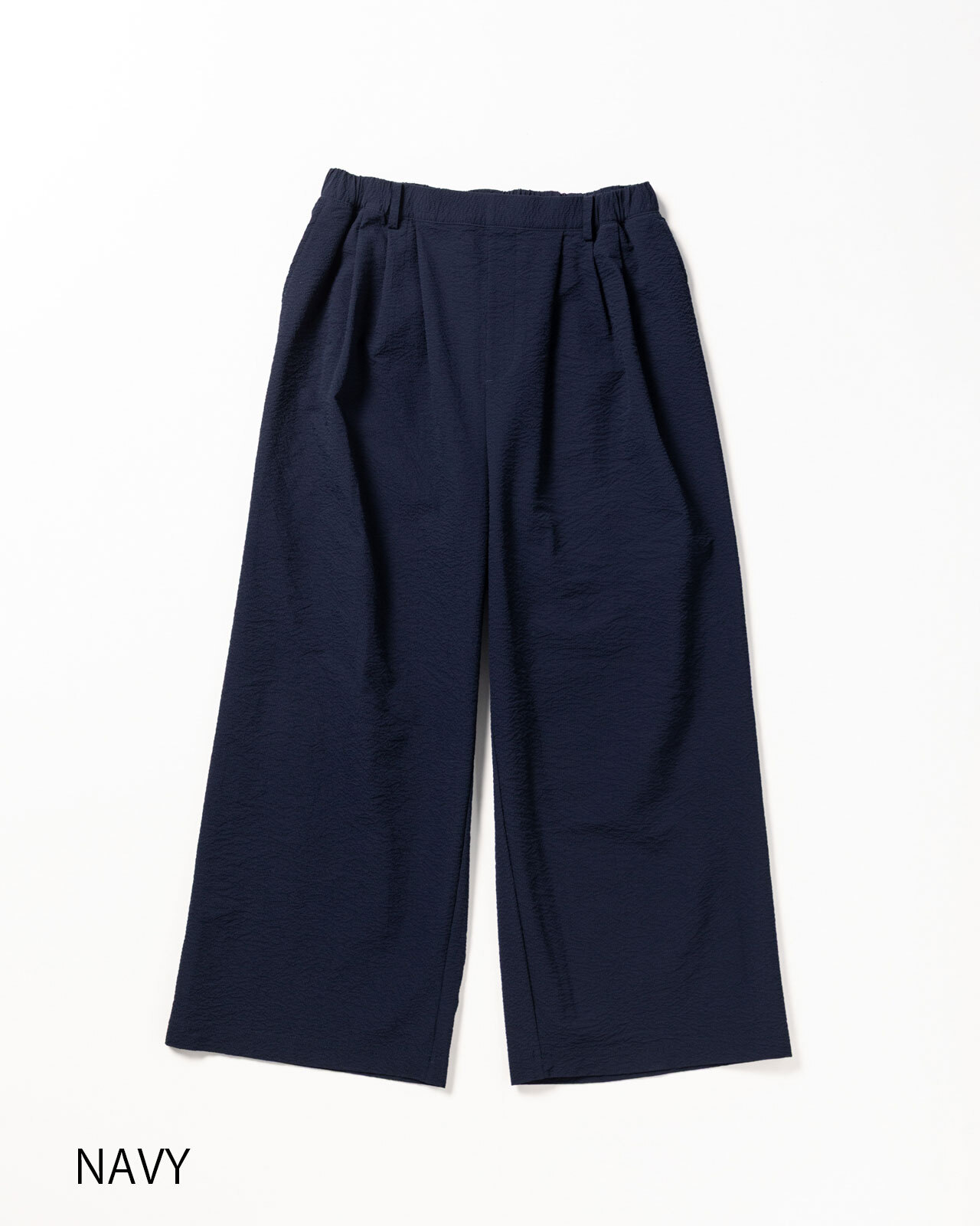 L's]LONG WIDE PANTS SEERSUCKER/ロングワイドパンツ シアサッカー