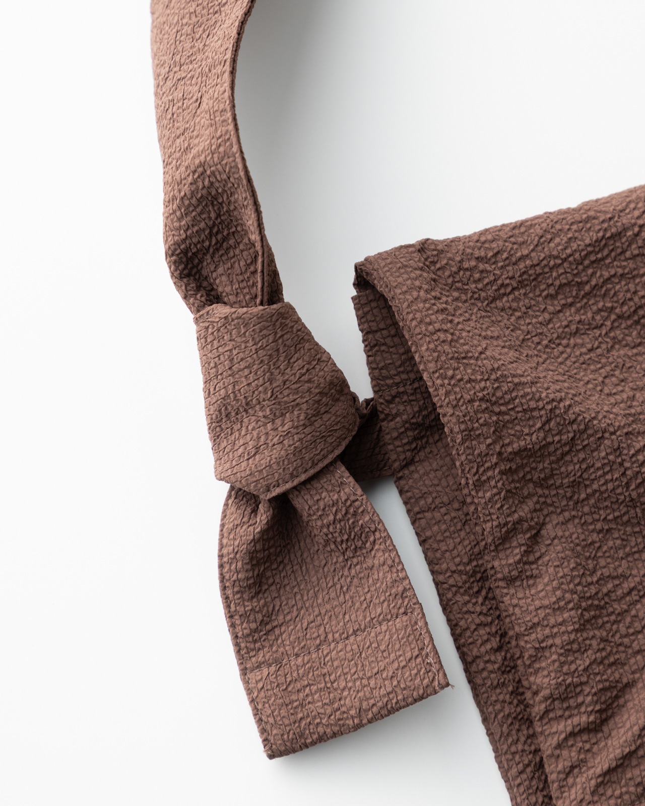 [Unisex]FLAP SHOULDER BAG SEERSUCKER/フラップショルダーバッグ シアサッカー