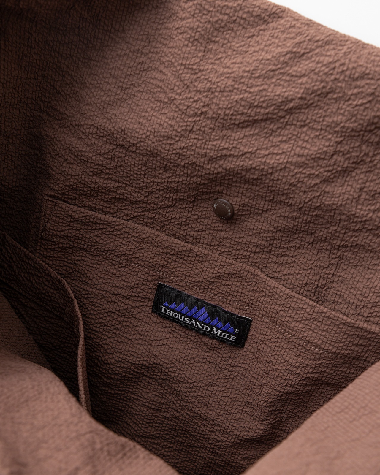 [Unisex]FLAP SHOULDER BAG SEERSUCKER/フラップショルダーバッグ シアサッカー