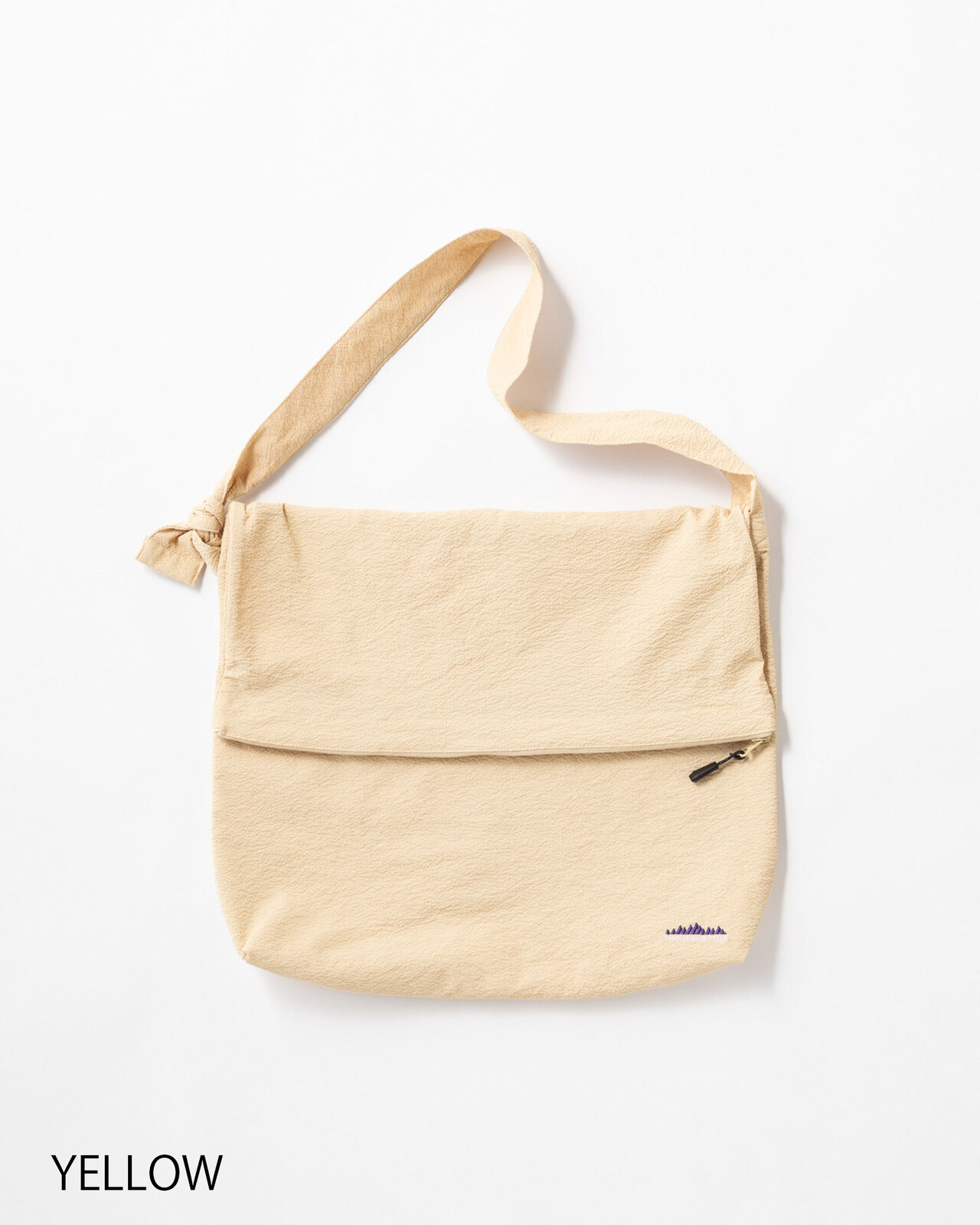 [Unisex]FLAP SHOULDER BAG SEERSUCKER/フラップショルダーバッグ シアサッカー