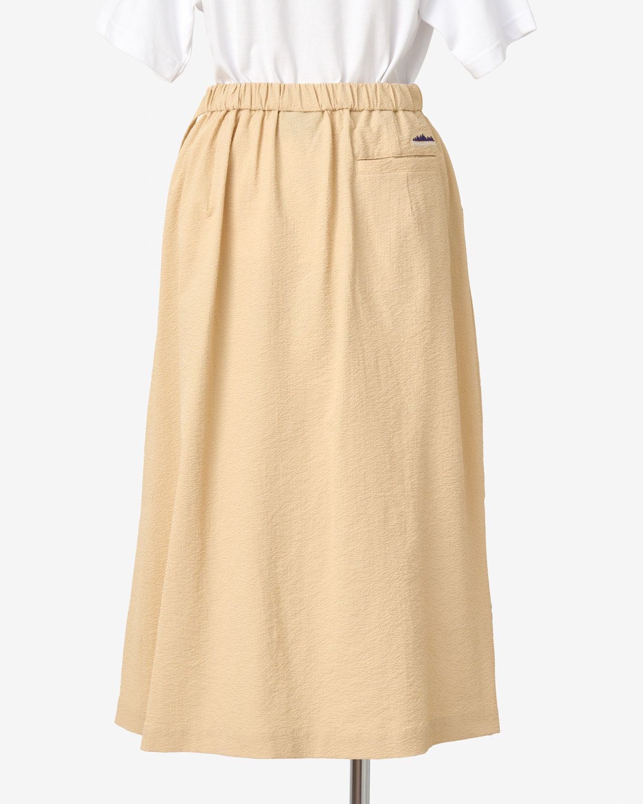 [L's]WRAPPED SKIRT SEERSUCKER/ラップスカートシアサッカー