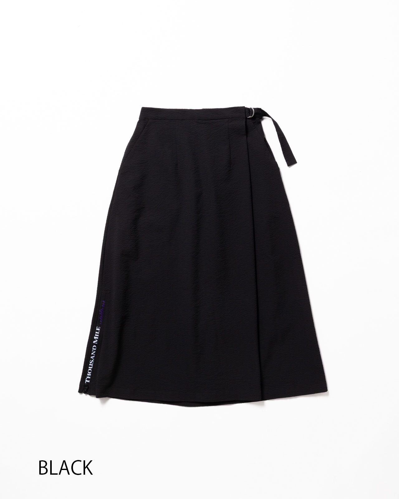 [L's]WRAPPED SKIRT SEERSUCKER/ラップスカートシアサッカー