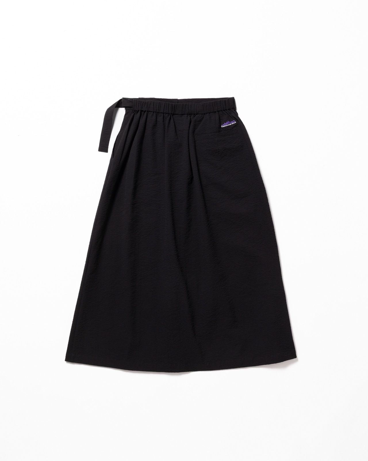 [L's]WRAPPED SKIRT SEERSUCKER/ラップスカートシアサッカー