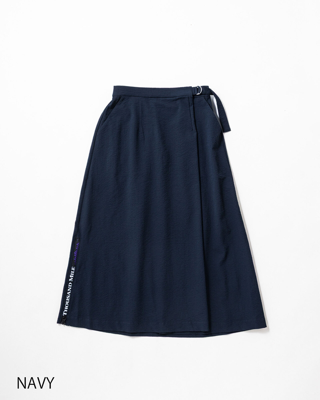 [L's]WRAPPED SKIRT SEERSUCKER/ラップスカートシアサッカー