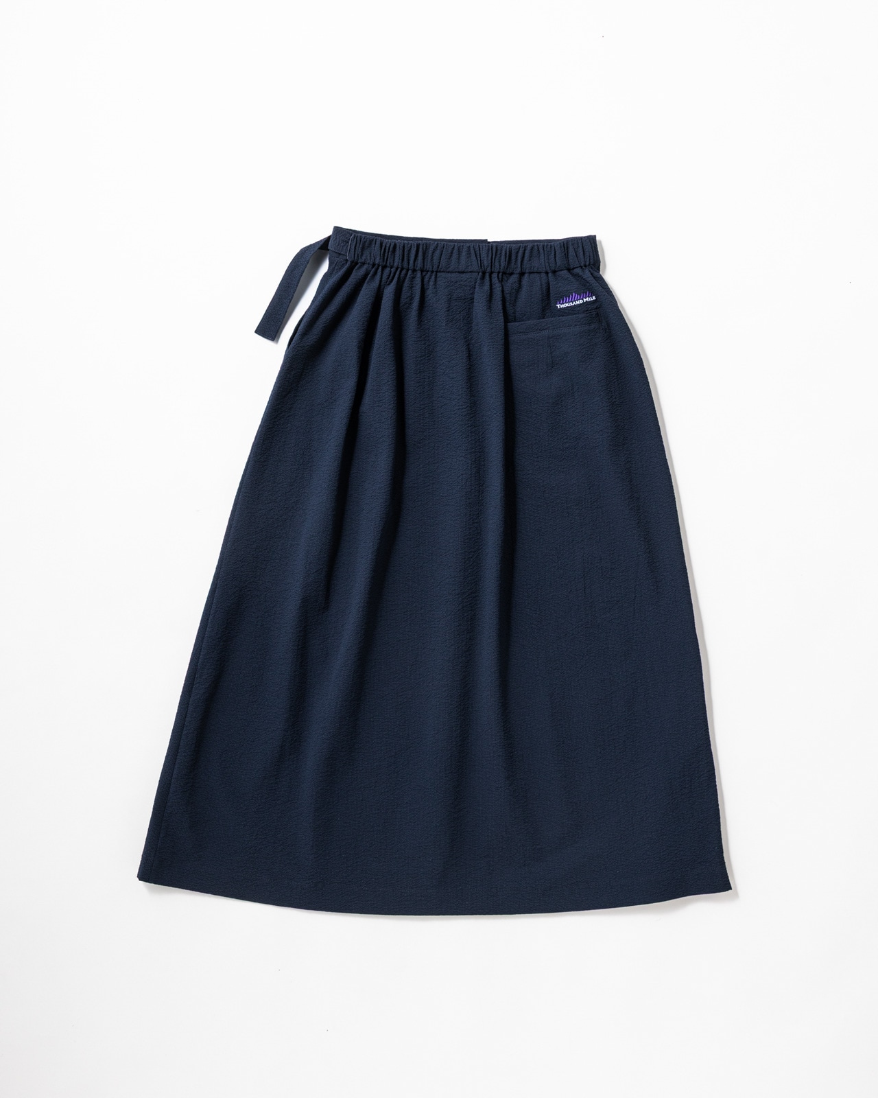 [L's]WRAPPED SKIRT SEERSUCKER/ラップスカートシアサッカー