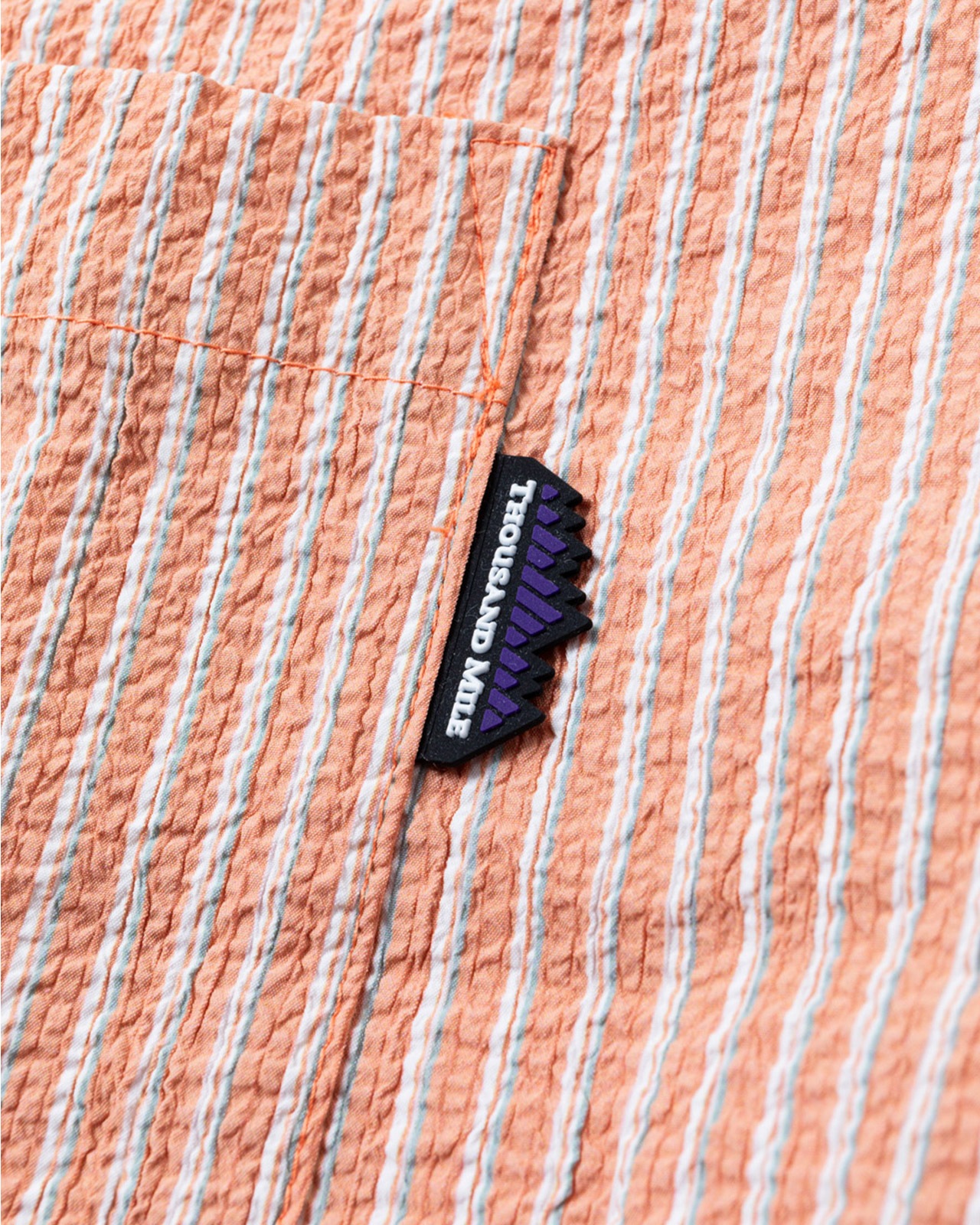 [L's]THREE QUARTER SLEEVE SHIRT SEERSUCKER STRIPE/スリークオータースリーブシャツ シアサッカーストライプ