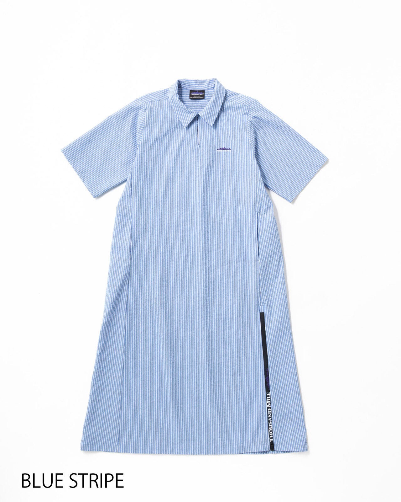 L's]SHORT SLEEVE SKIPPER OP SEERSUCKER STRIPE/ショートスリーブ