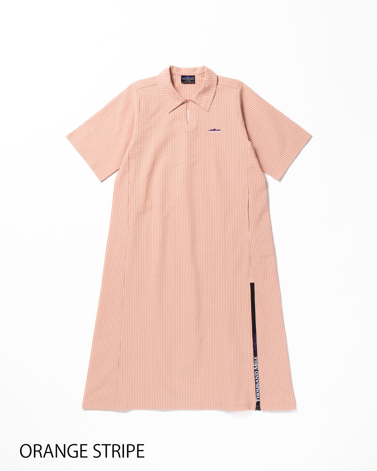 L's]SHORT SLEEVE SKIPPER OP SEERSUCKER STRIPE/ショートスリーブ