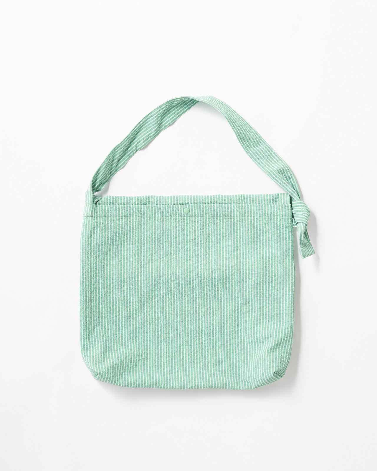 Unisex]FLAP SHOULDER BAG SEERSUCKER STRIPE/フラップショルダー