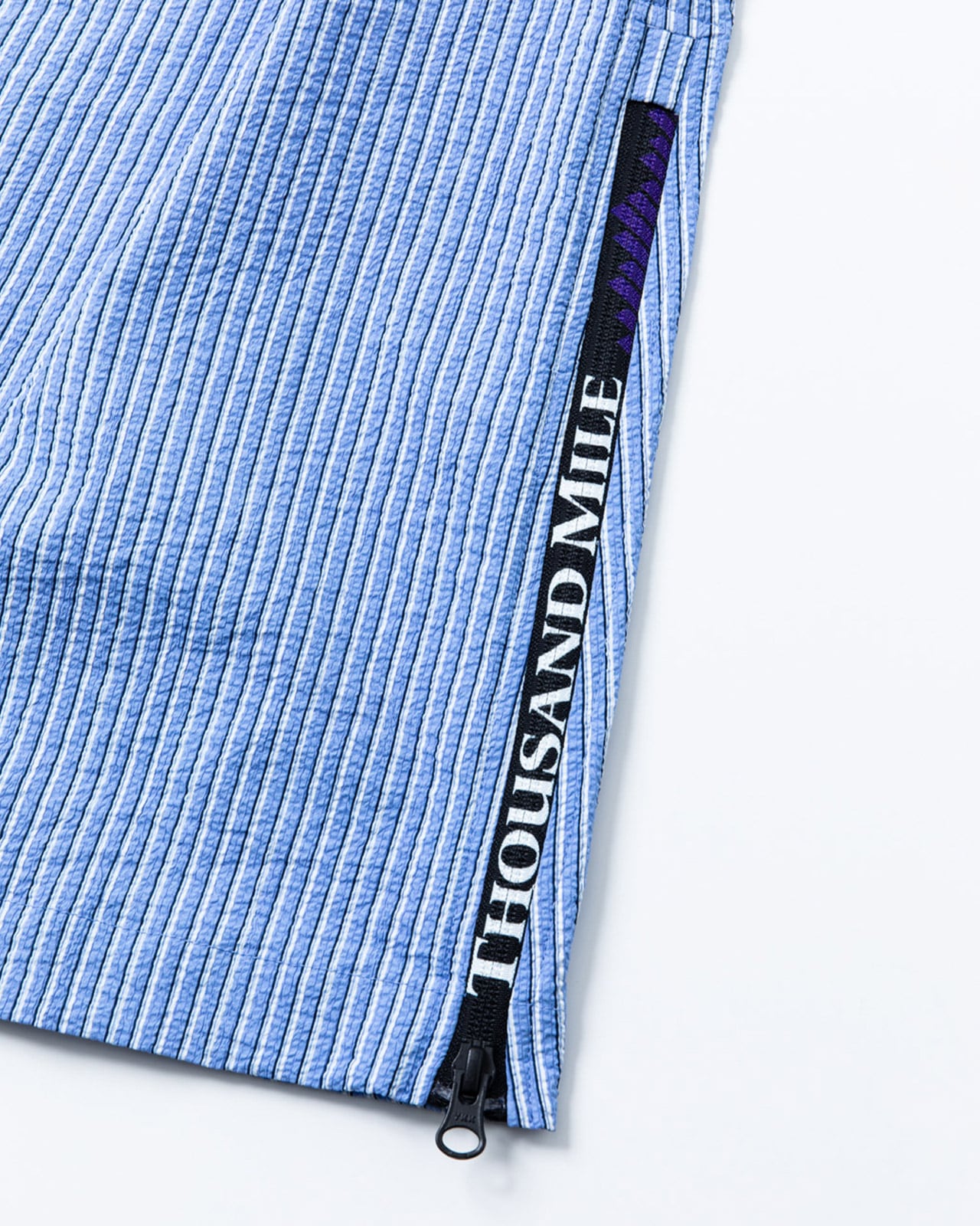 [L's]WRAPPED SKIRT SEERSUCKER STRIPE/ラップスカートシアサッカーストライプ