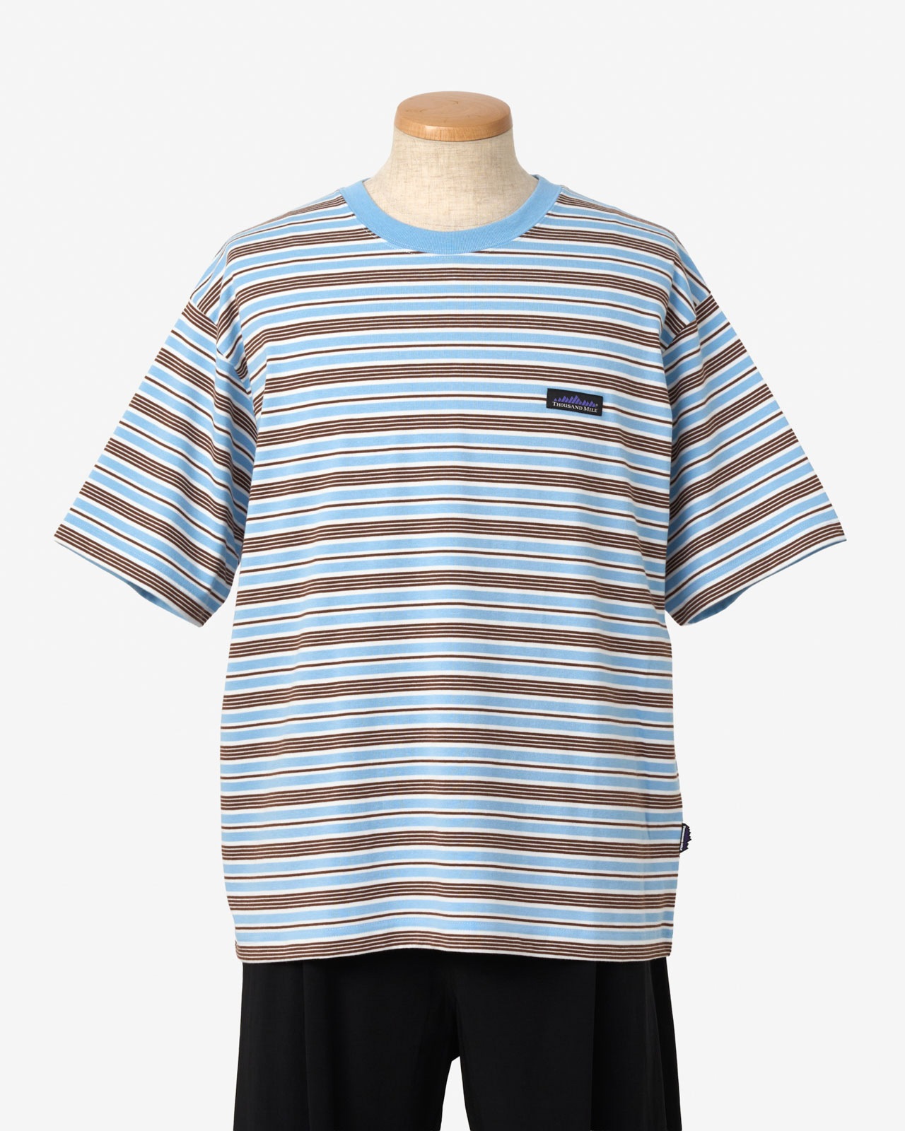 [Unisex]SHORT SLEEVE T-SHIRT T/C JERSEY BORDER/ショートスリーブTシャツ ボーダー