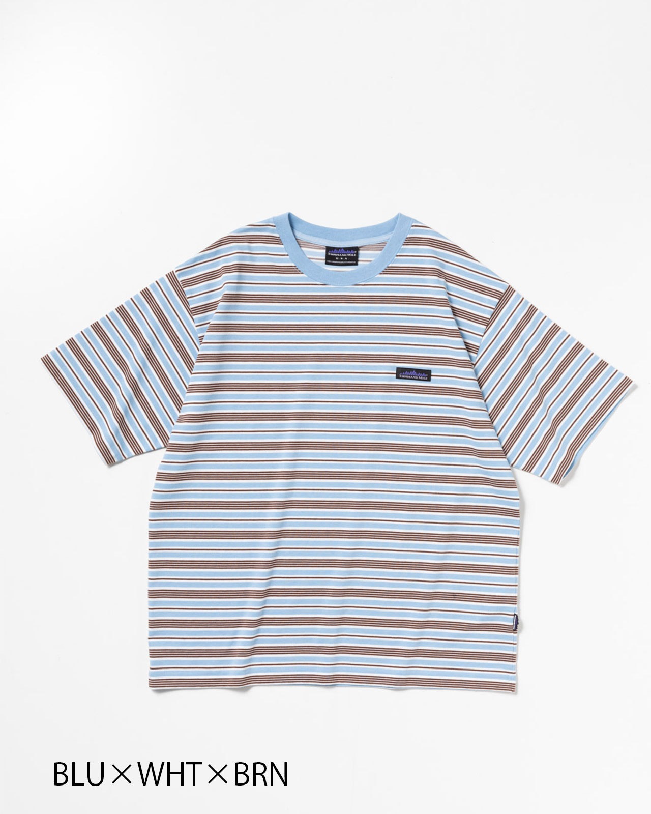 [Unisex]SHORT SLEEVE T-SHIRT T/C JERSEY BORDER/ショートスリーブTシャツ ボーダー