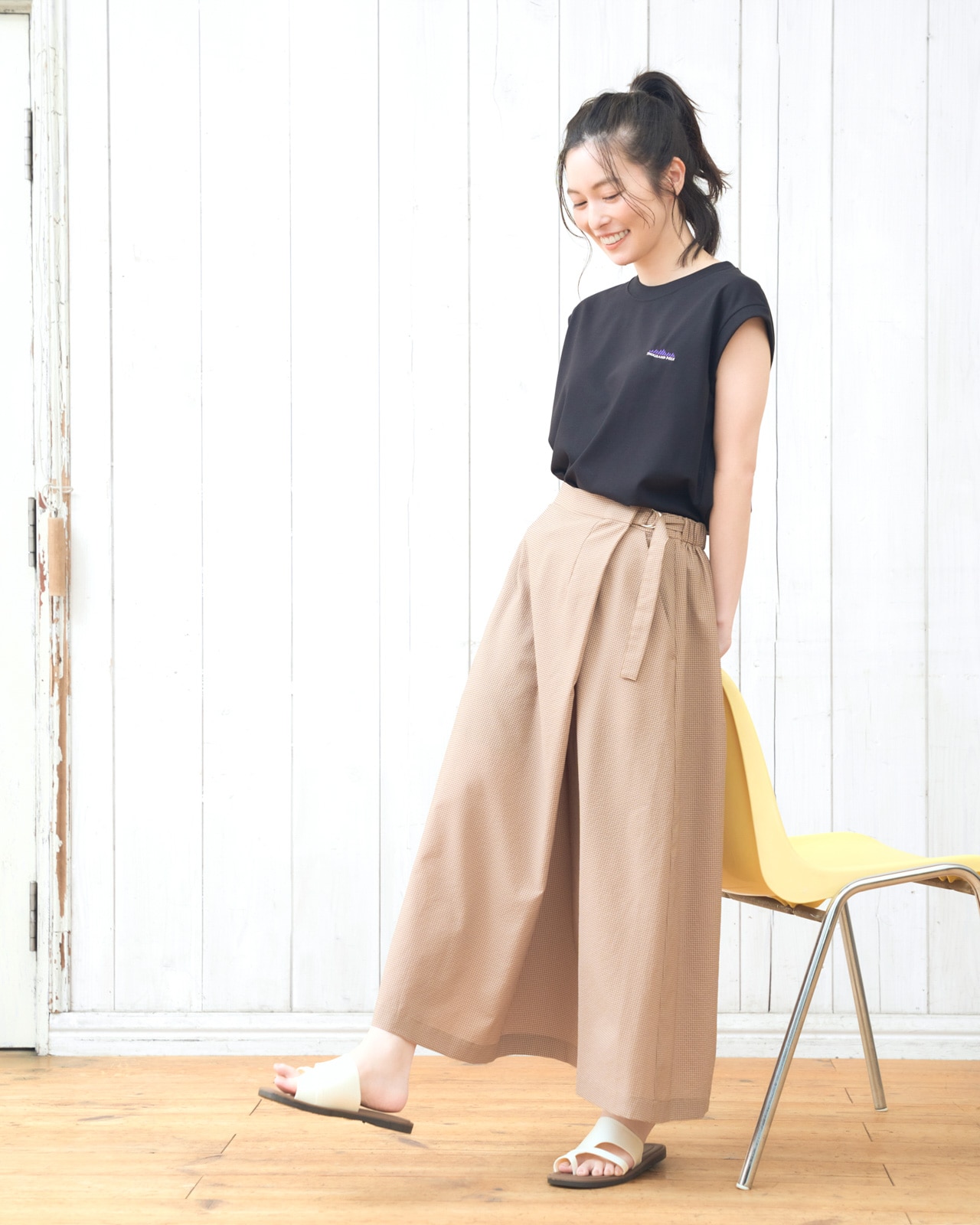 [L's]FRENCH SLEEVE T-SHIRT T/C JERSEY/フレンチスリーブTシャツ