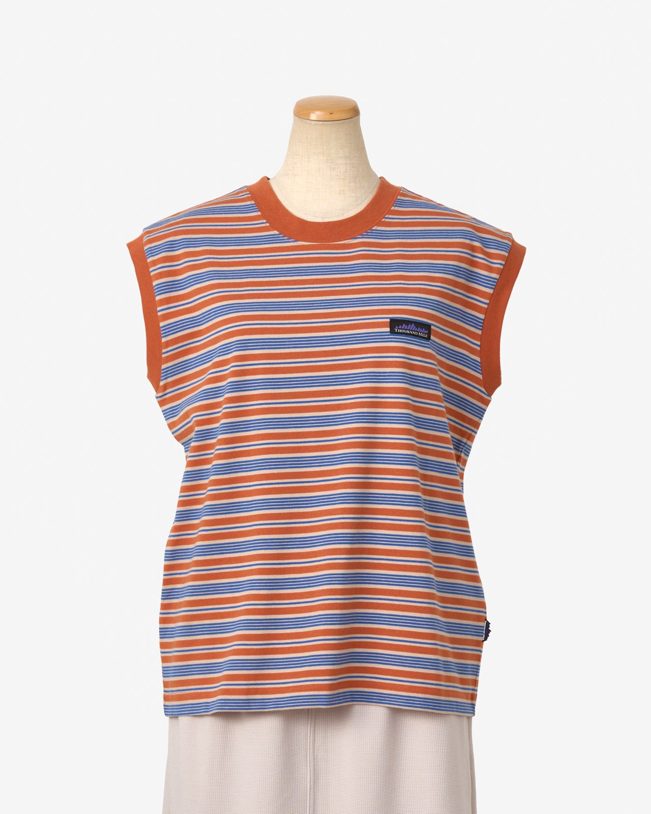 [L's]FRENCH SLEEVE T-SHIRT T/C JERSEY BORDER/フレンチスリーブTシャツ ボーダー