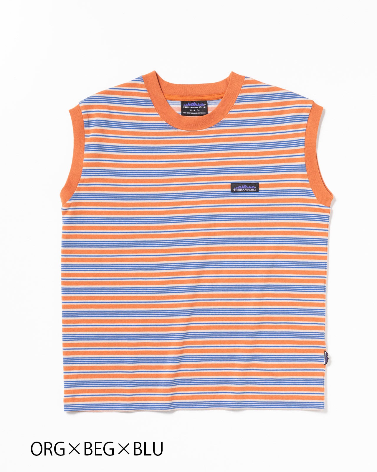[L's]FRENCH SLEEVE T-SHIRT T/C JERSEY BORDER/フレンチスリーブTシャツ ボーダー