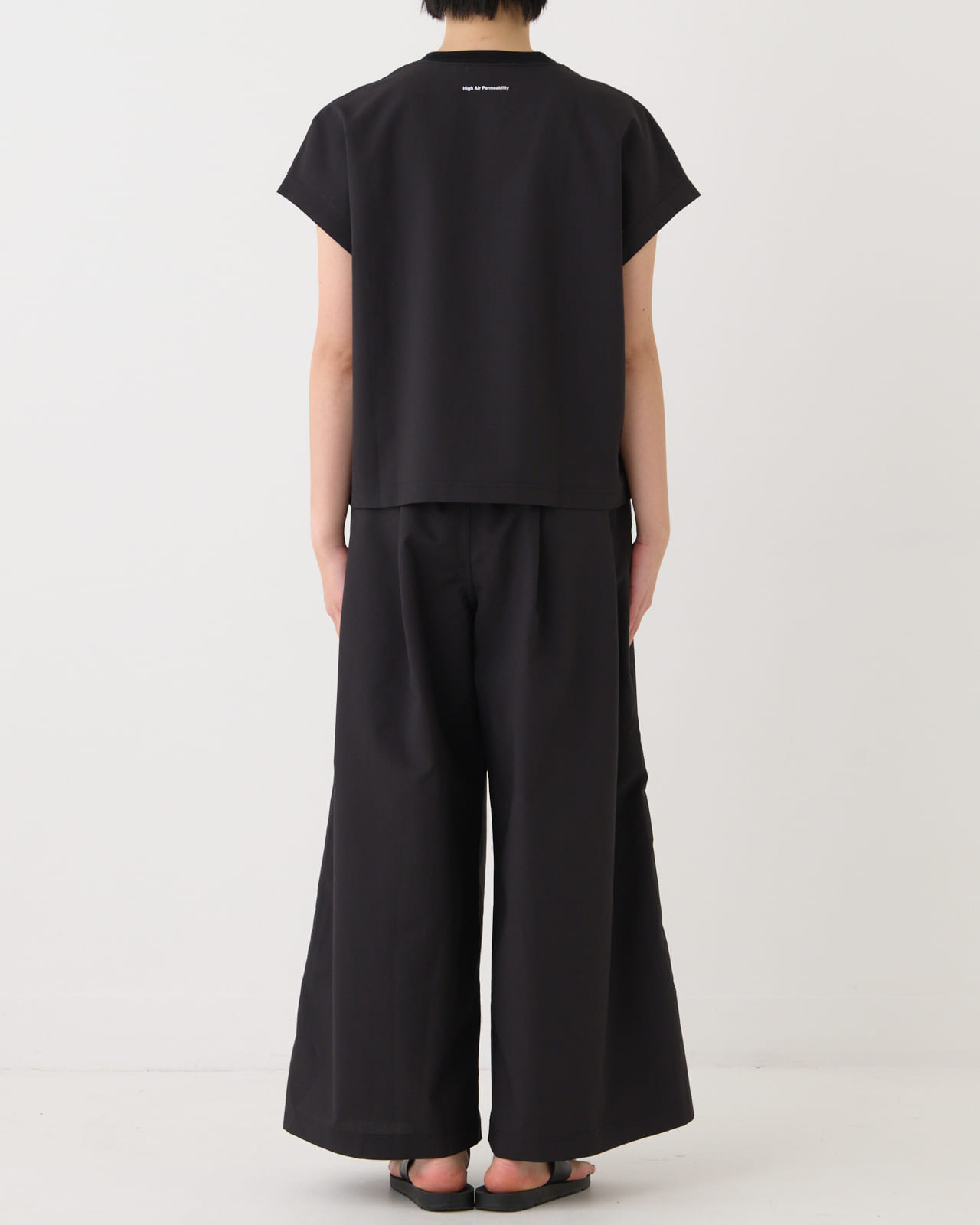 tシャツ 「THOUSAND MILE」FRENCH SLEEVE SHIRT ＆ WIDE PANTS SET/フレンチスリーブシャツ＆ワイドパンツ THOUSAND MILE】FRENCH SLEEVE SHIRT & WIDE PANTS SET/フレンチ