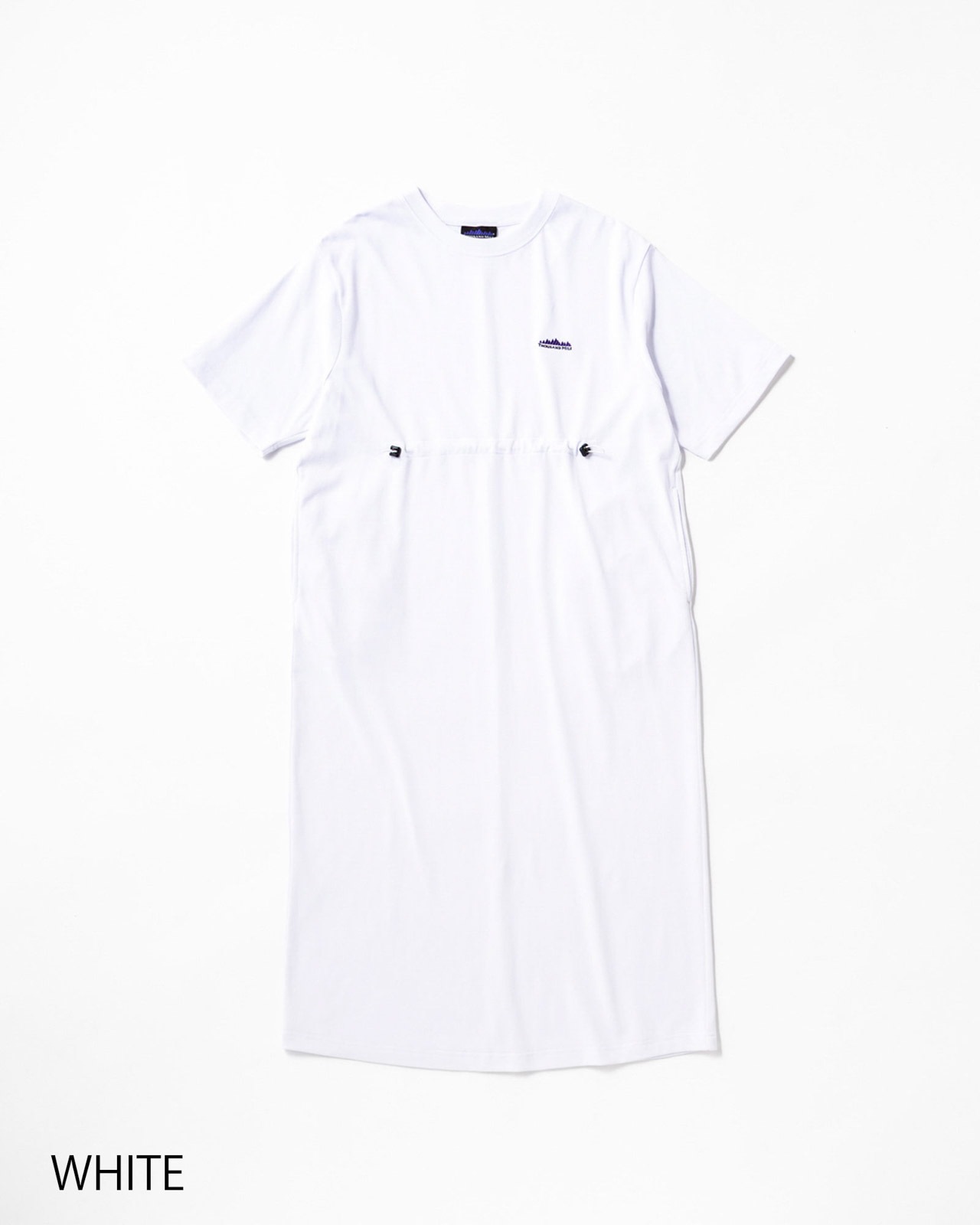 [L's]SHORT SLEEVE DRAWCOAD OP T/C JERSEY/ショートスリーブドローコードワンピース