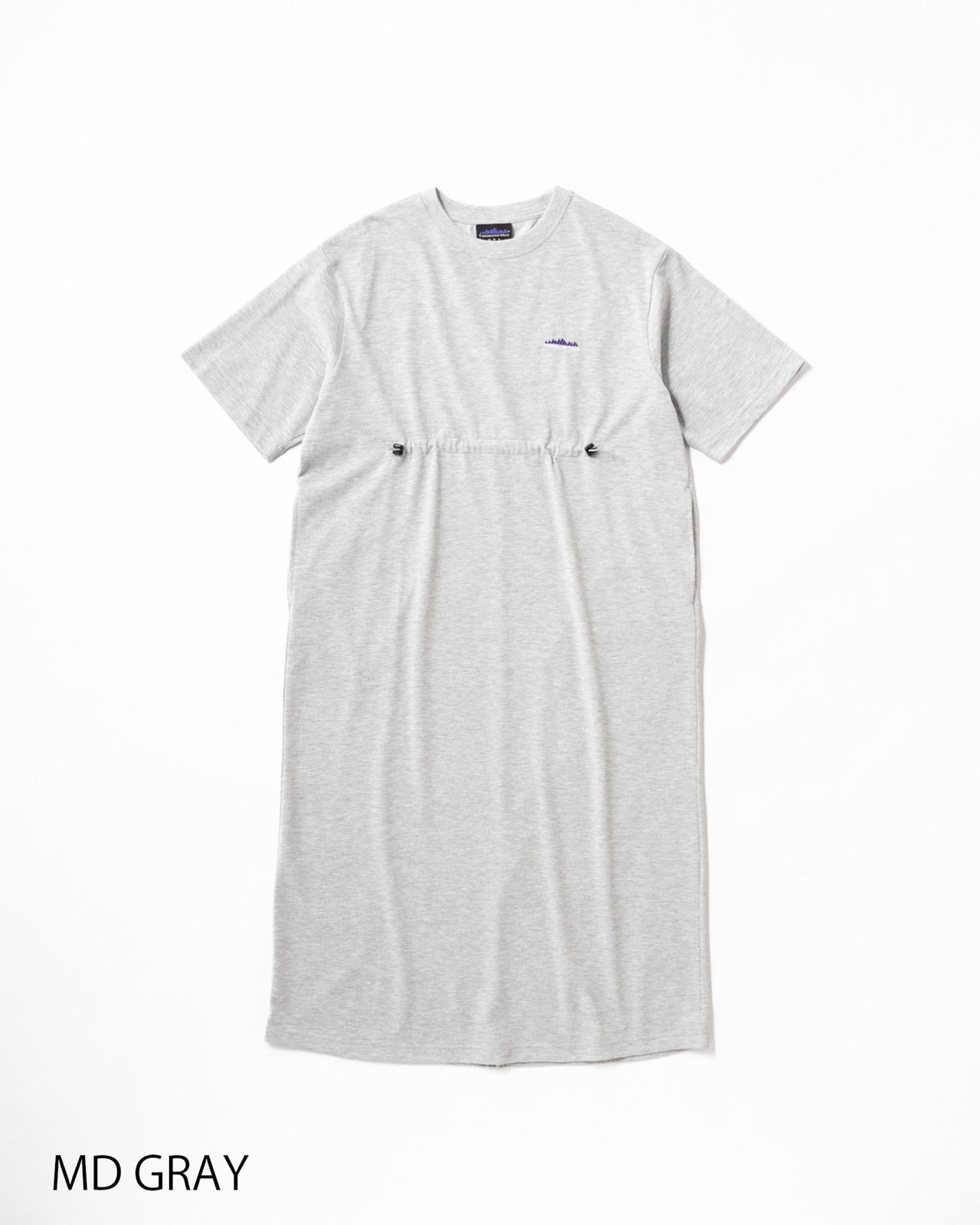 [L's]SHORT SLEEVE DRAWCOAD OP T/C JERSEY/ショートスリーブドローコードワンピース