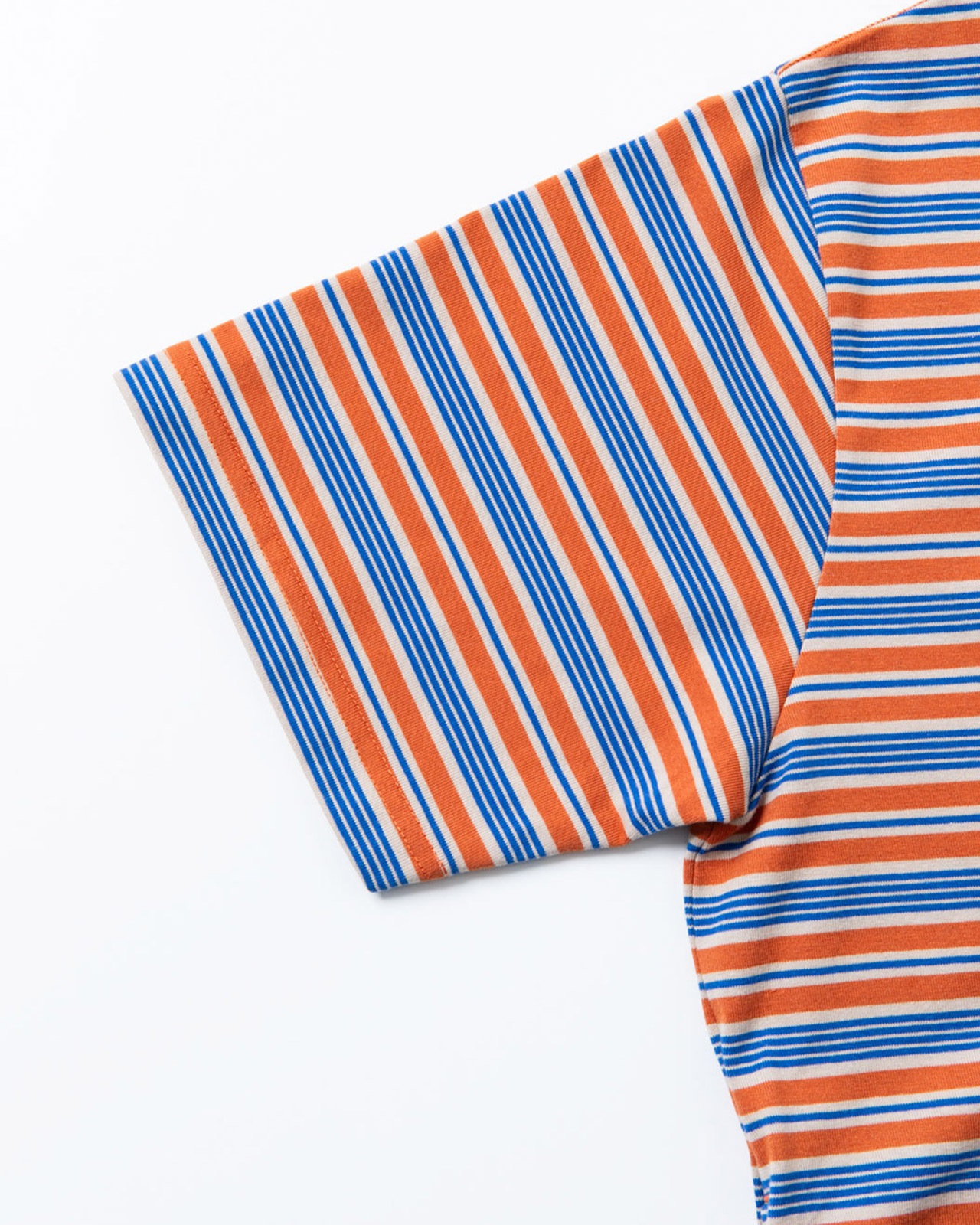 L's]SHORT SLEEVE DRAWCOAD OP T/C JERSEY BORDER/ショートスリーブ