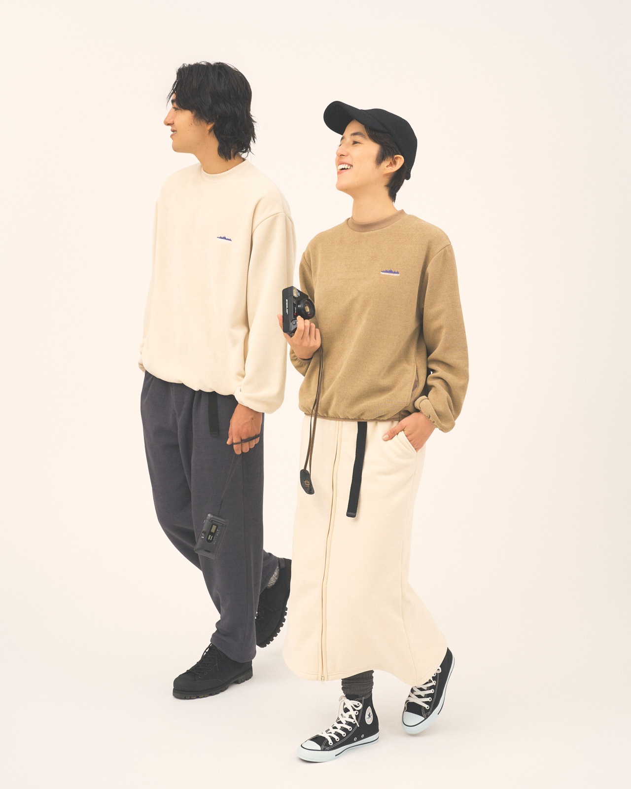 【UNISEX】KNIT FLEECE  CREW NECK PULLOVER/ニットフリースクルーネックプルオーバー