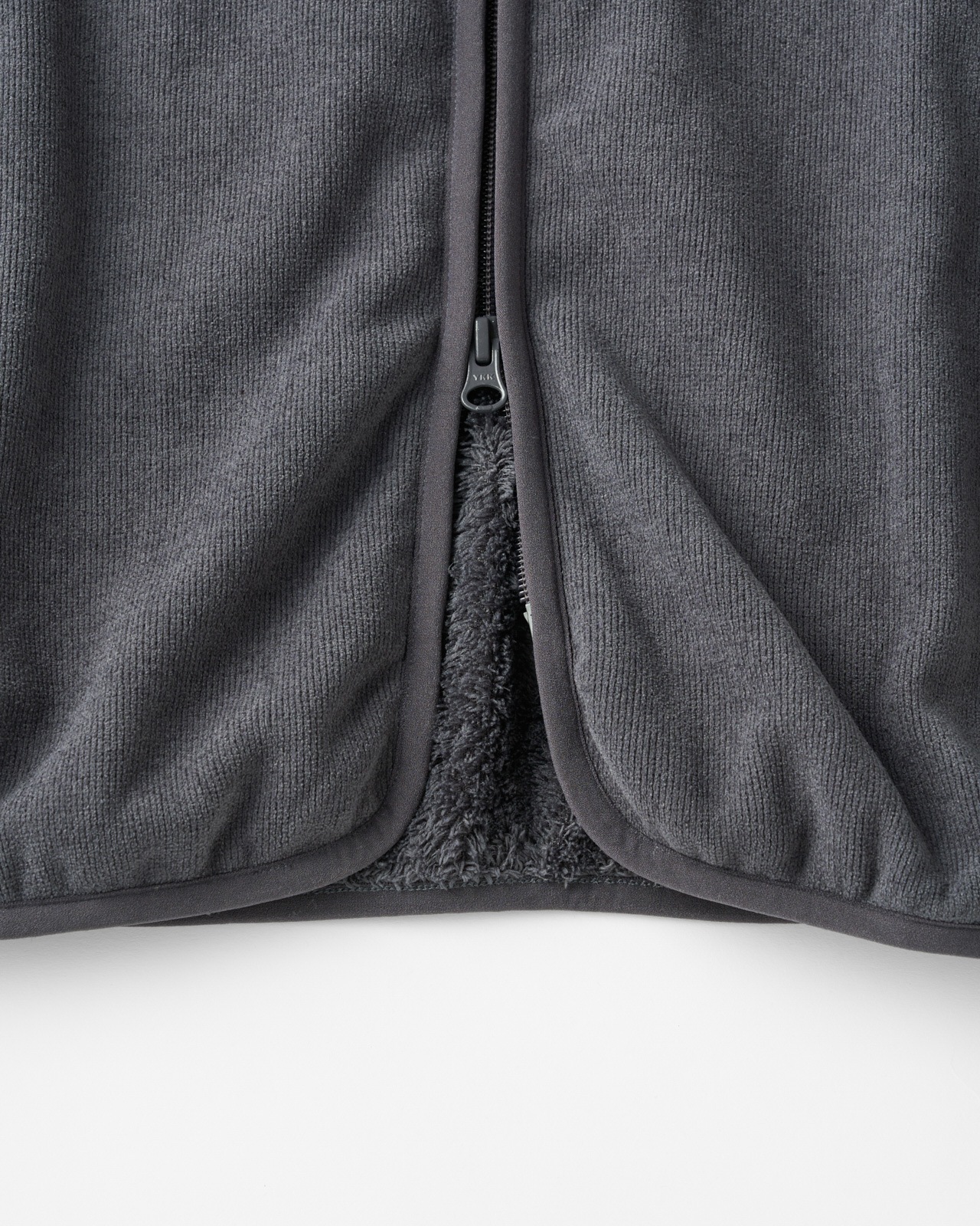 【UNISEX】KNIT FLEECE  ZIP VEST/ニットフリースジップベスト