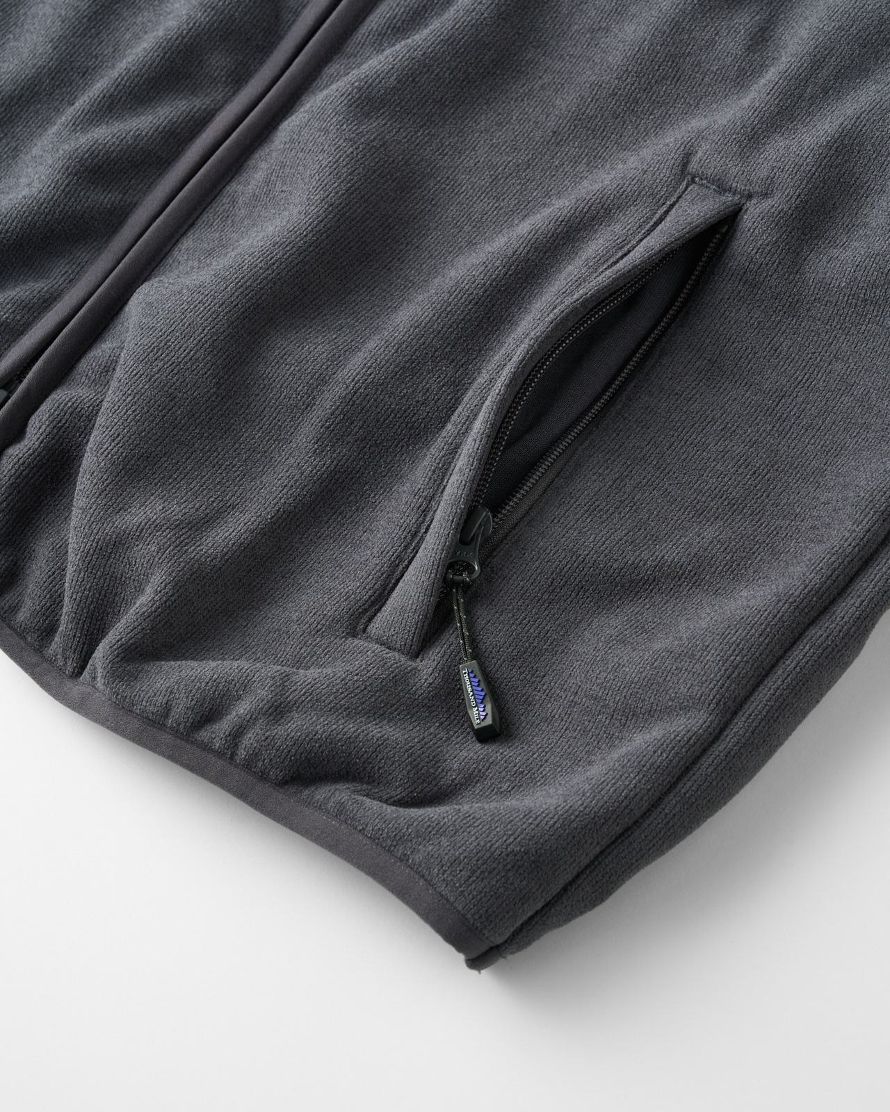 【UNISEX】KNIT FLEECE  ZIP VEST/ニットフリースジップベスト