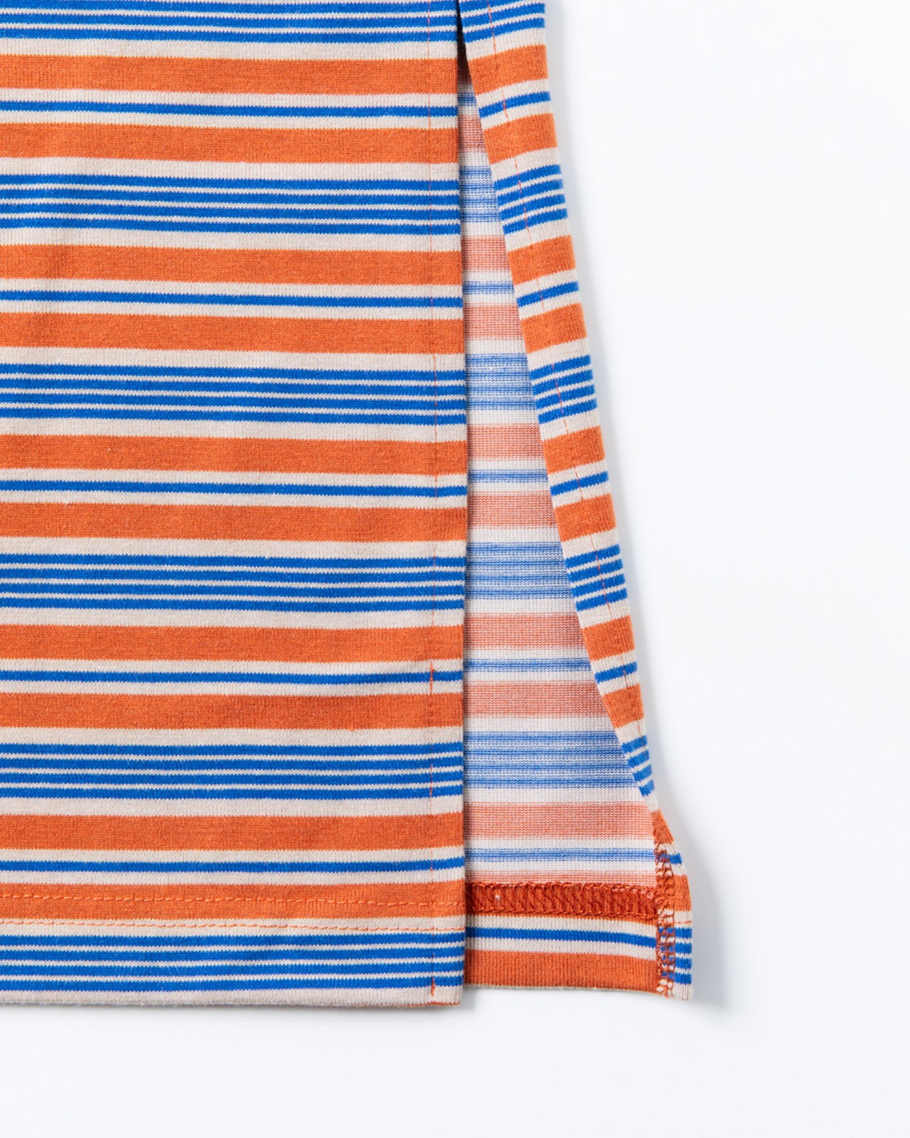 [L's]FRENCH SLEEVE OP BORDER T/C JERSEY/フレンチスリーブワンピース ボーダー