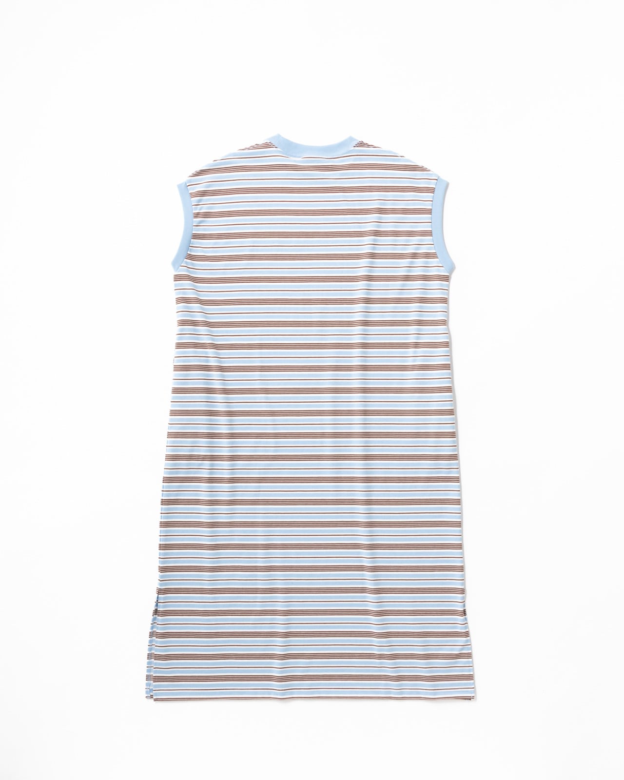 [L's]FRENCH SLEEVE OP BORDER T/C JERSEY/フレンチスリーブワンピース ボーダー