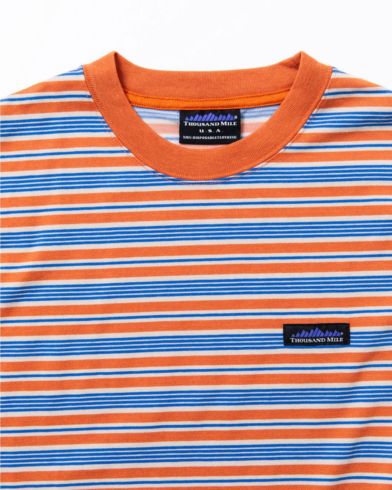 [L's]FRENCH SLEEVE OP BORDER T/C JERSEY/フレンチスリーブワンピース ボーダー