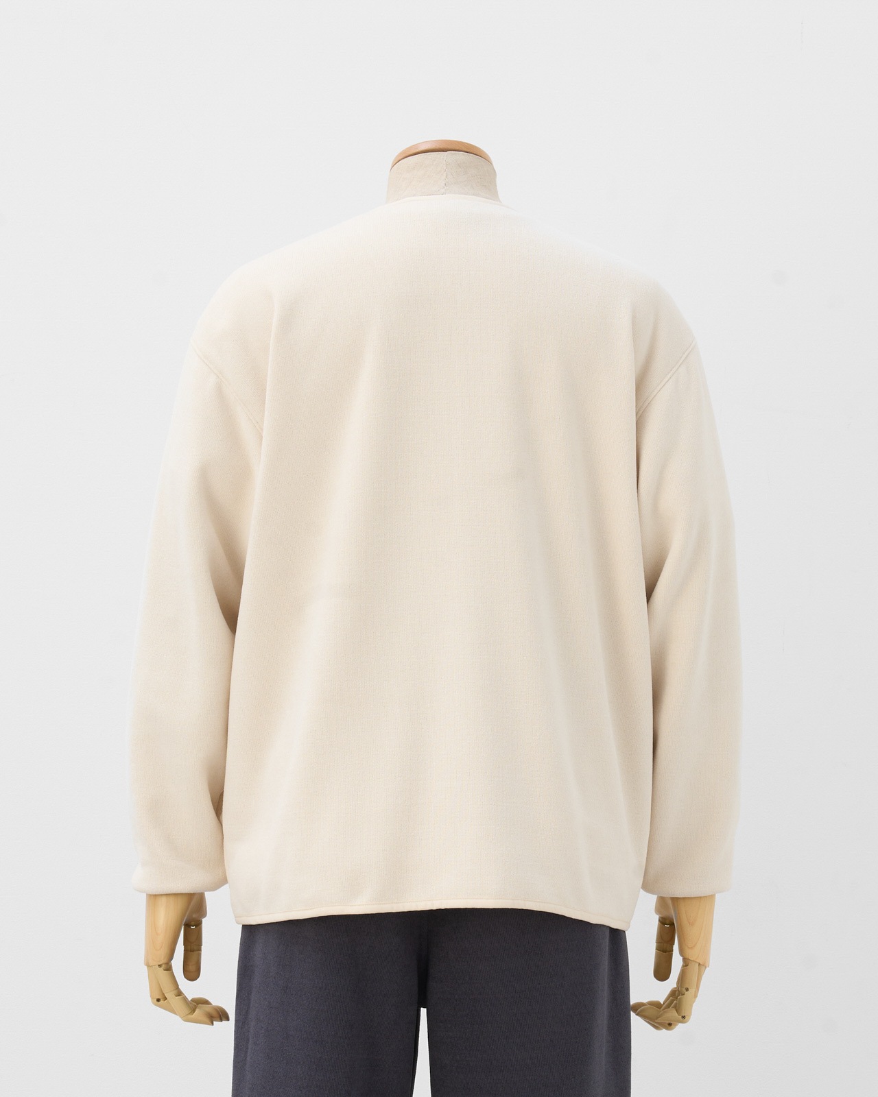 【UNISEX】KNIT FLEECE ZIP CARDIGAN/ニットフリース　カーディガン