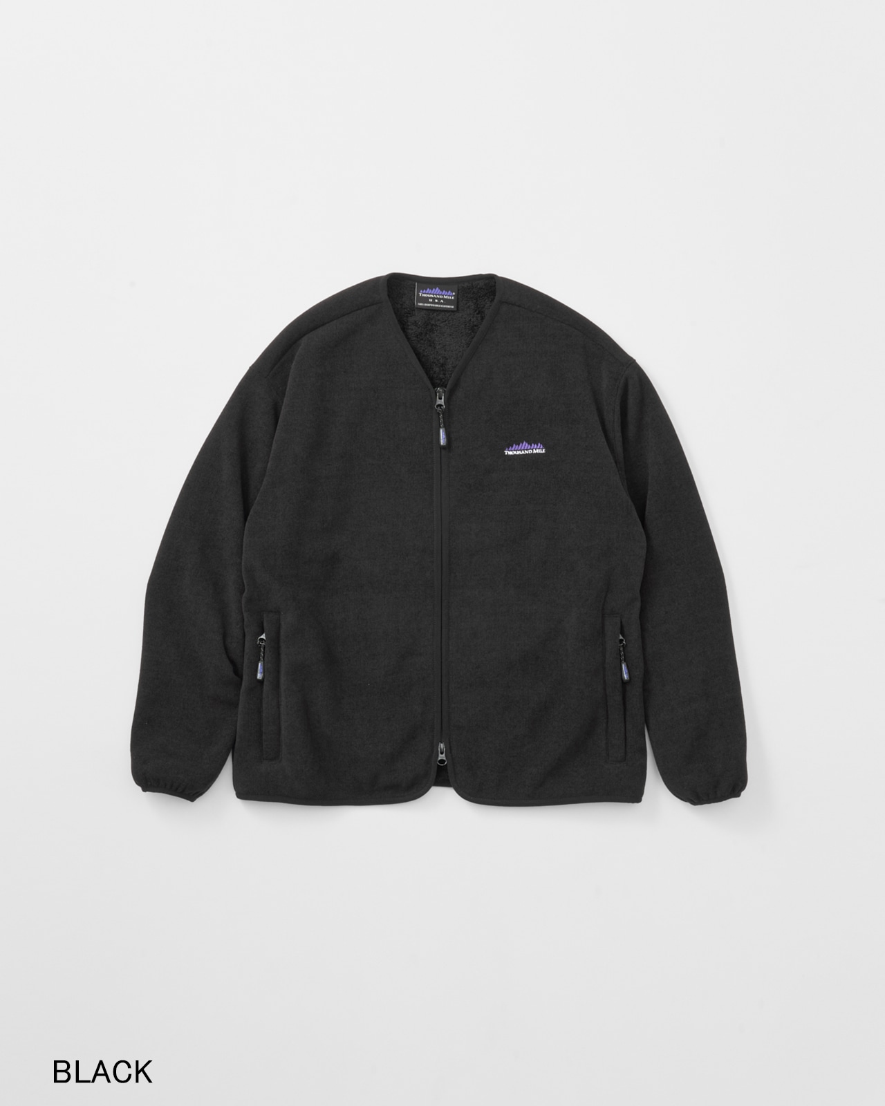 UNISEX】KNIT FLEECE ZIP CARDIGAN/ニットフリース カーディガン