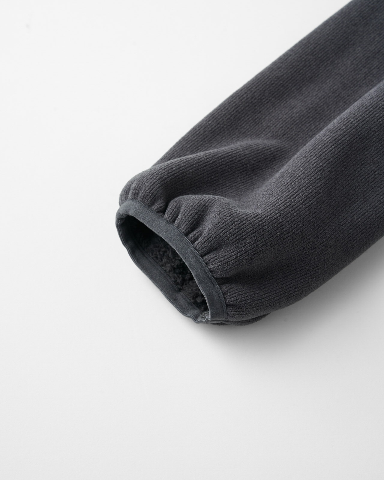 【UNISEX】KNIT FLEECE HALF ZIP PARKER/ニットフリースハーフジップパーカー