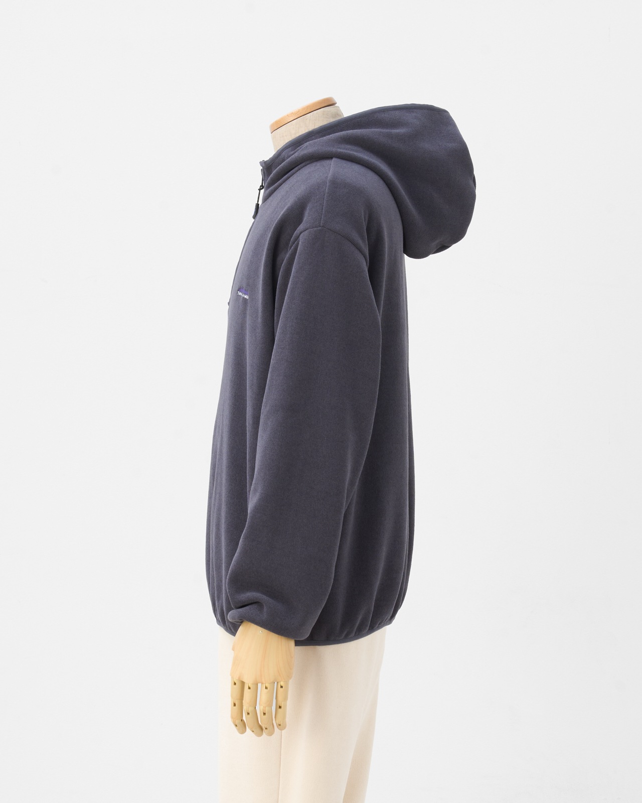 【UNISEX】KNIT FLEECE HALF ZIP PARKER/ニットフリースハーフジップパーカー