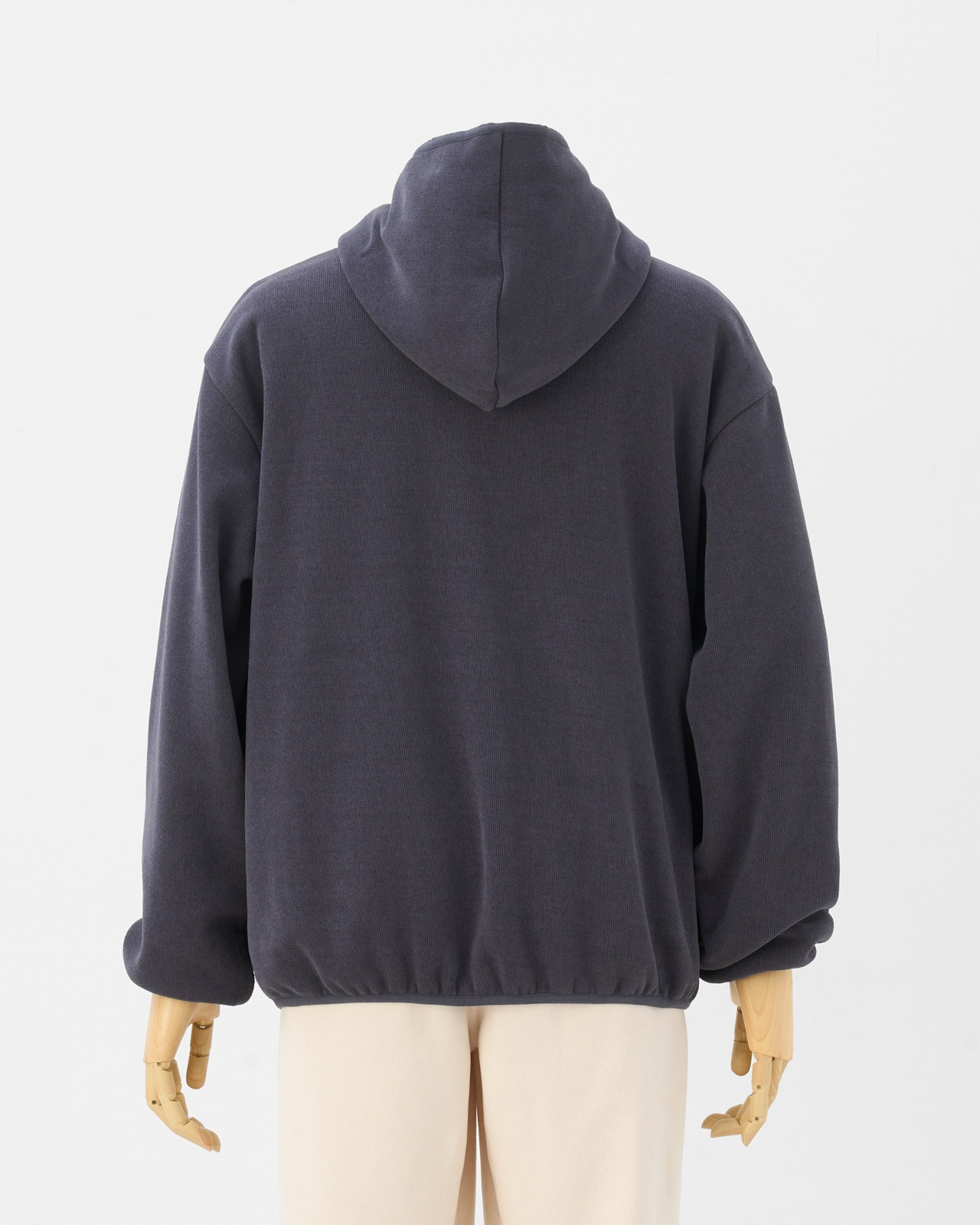 【UNISEX】KNIT FLEECE HALF ZIP PARKER/ニットフリースハーフジップパーカー