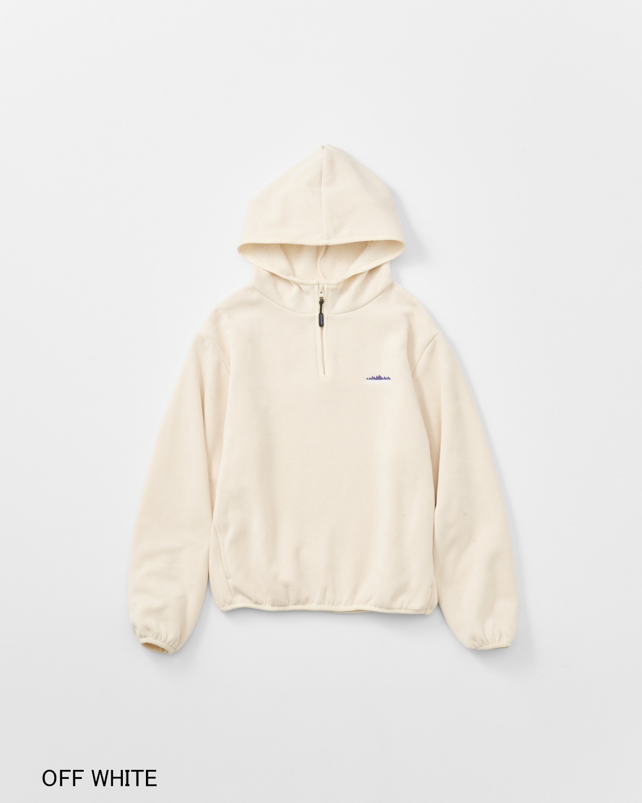 【UNISEX】KNIT FLEECE HALF ZIP PARKER/ニットフリースハーフジップパーカー