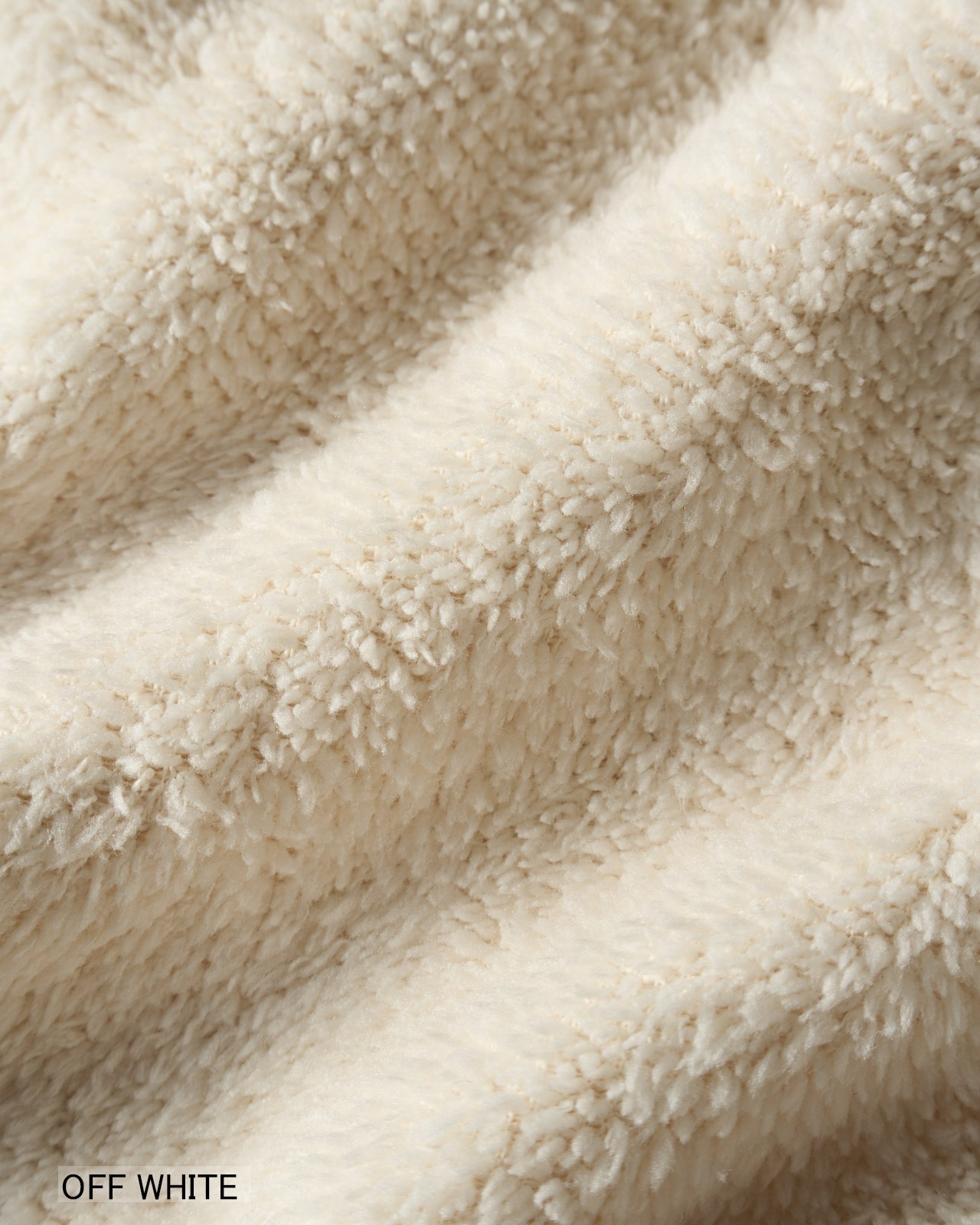 【UNISEX】KNIT FLEECE HALF ZIP PARKER/ニットフリースハーフジップパーカー