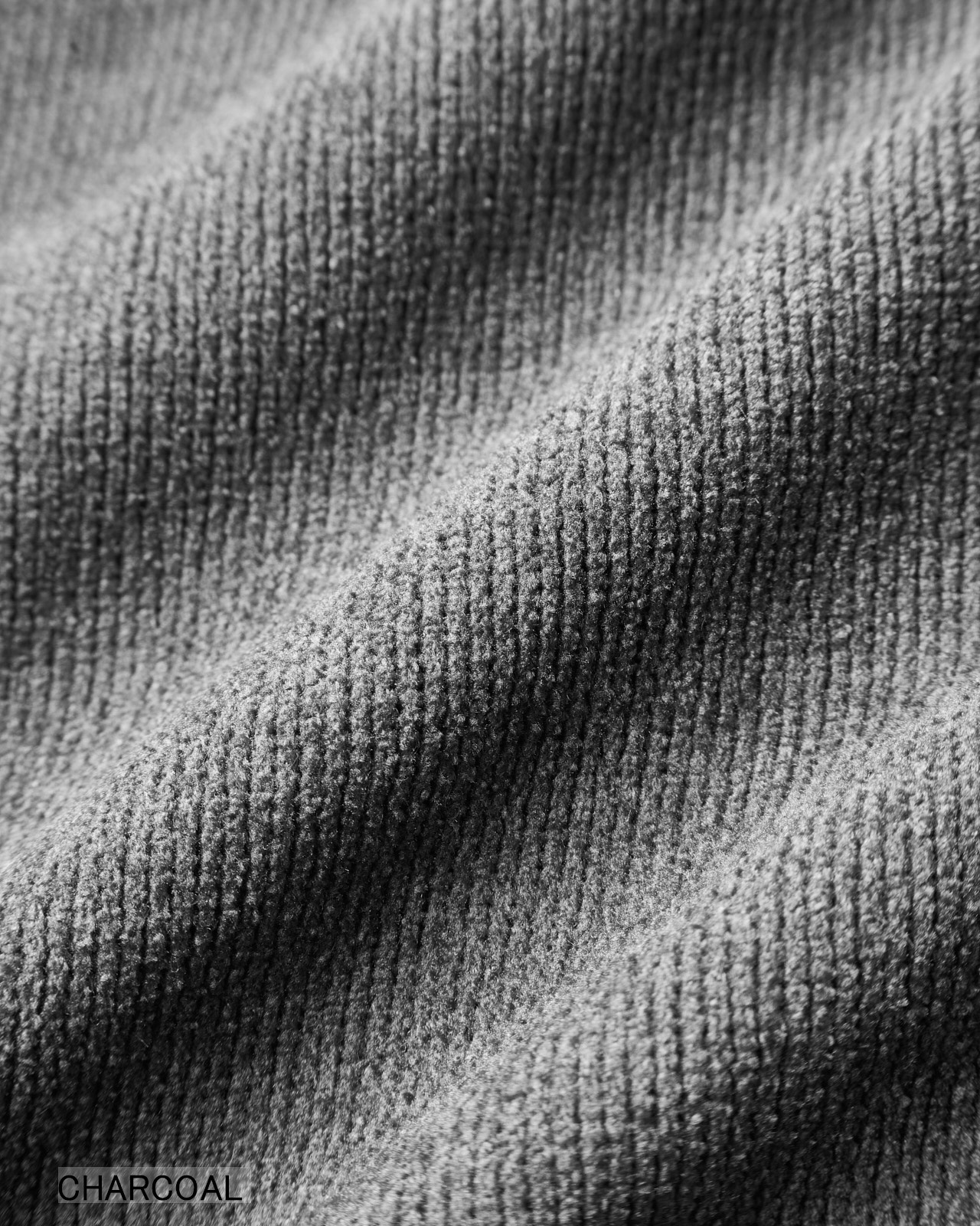 【UNISEX】KNIT FLEECE HALF ZIP PARKER/ニットフリースハーフジップパーカー