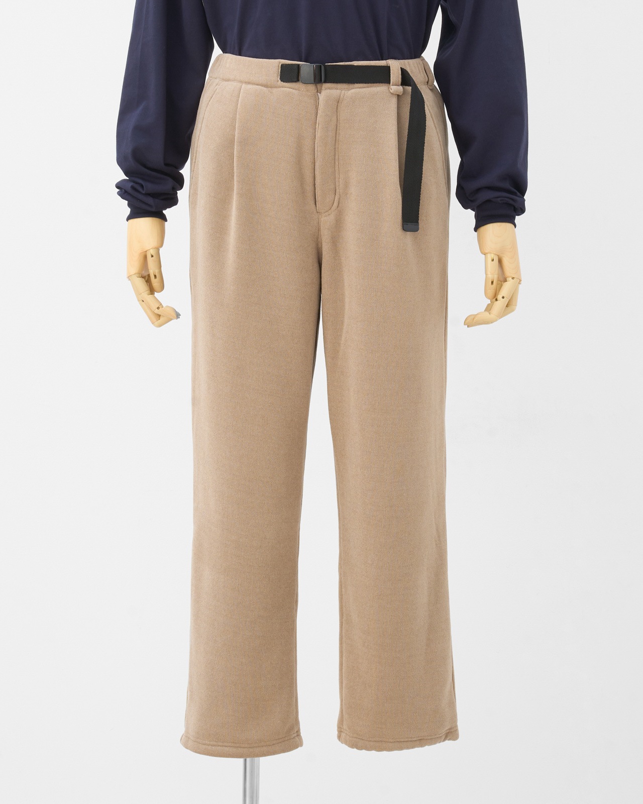 【M's】KNIT FLEECE BELT PANTS/ニットフリースベルトパンツ