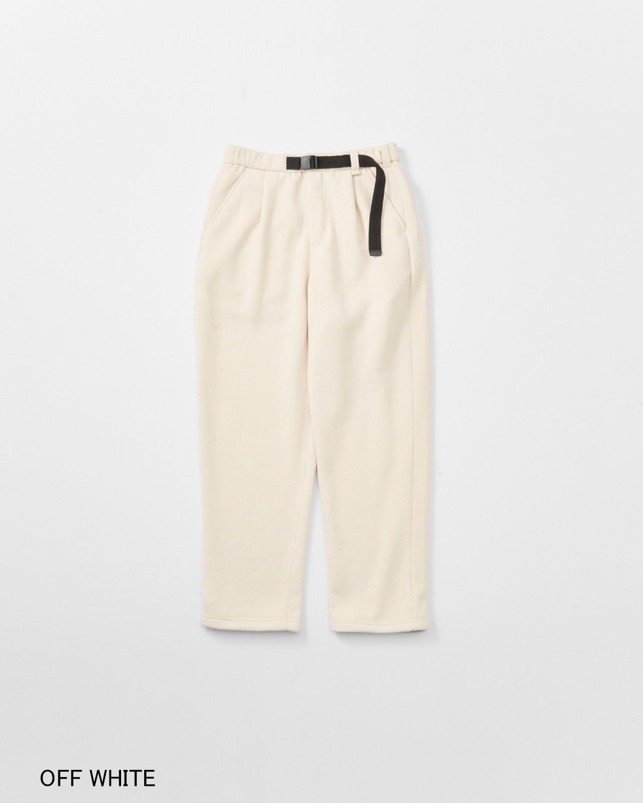 【M's】KNIT FLEECE BELT PANTS/ニットフリースベルトパンツ