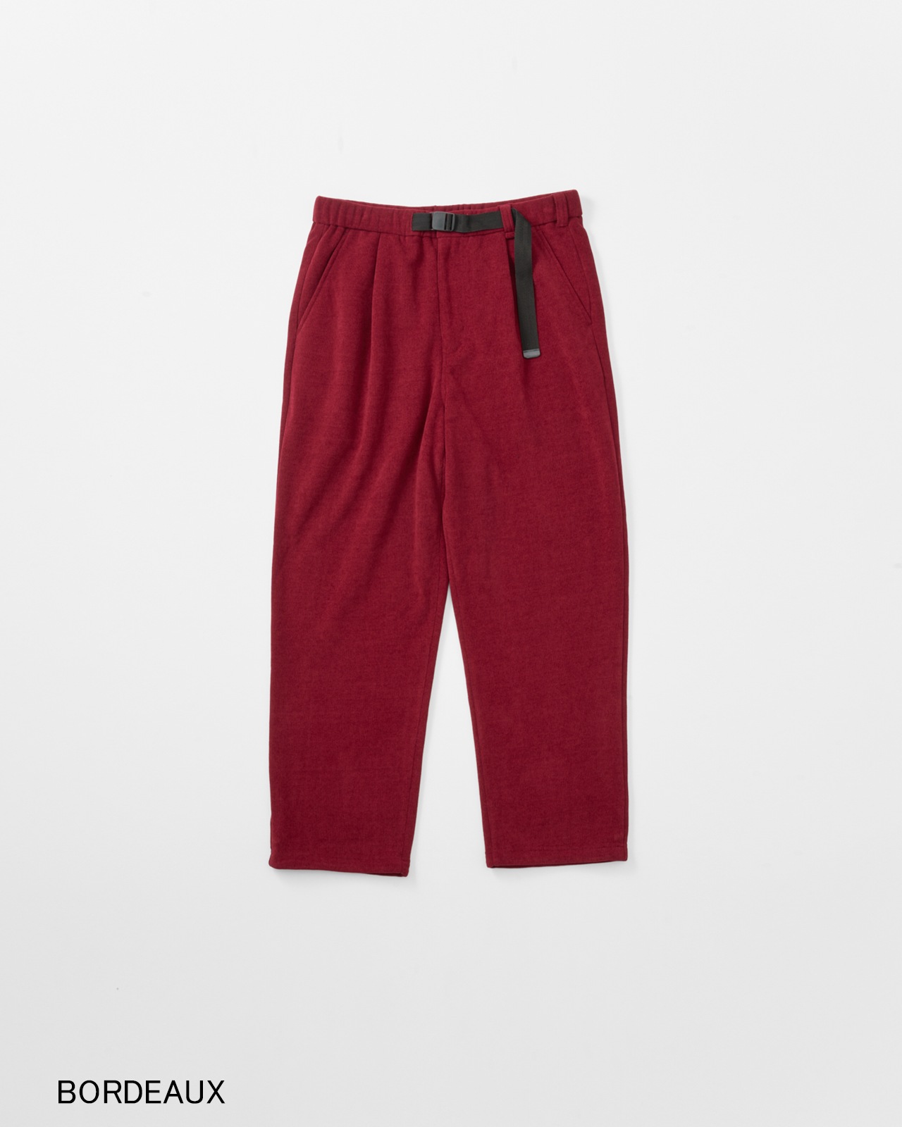 【M's】KNIT FLEECE BELT PANTS/ニットフリースベルトパンツ