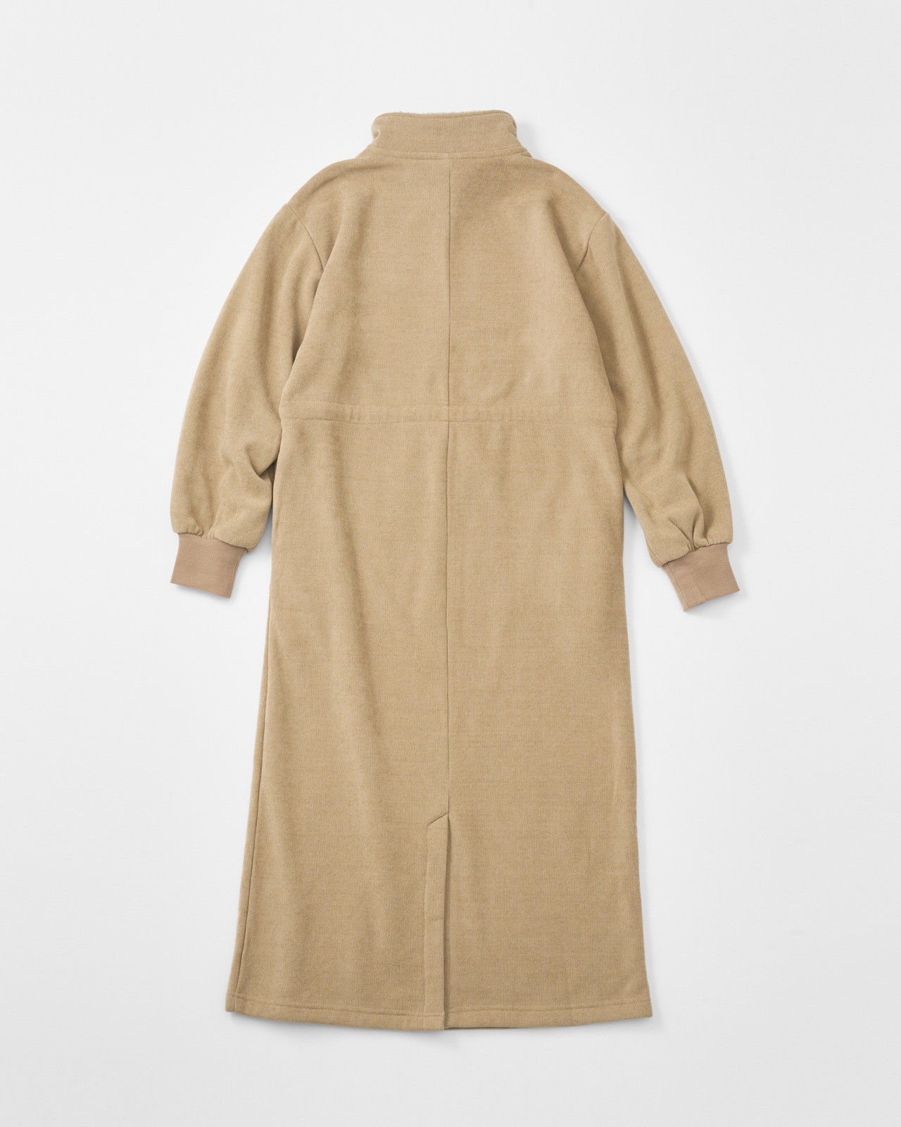 【L's】KNIT FLEECE HALF ZIP OP/ニットフリースハーフジップワンピース