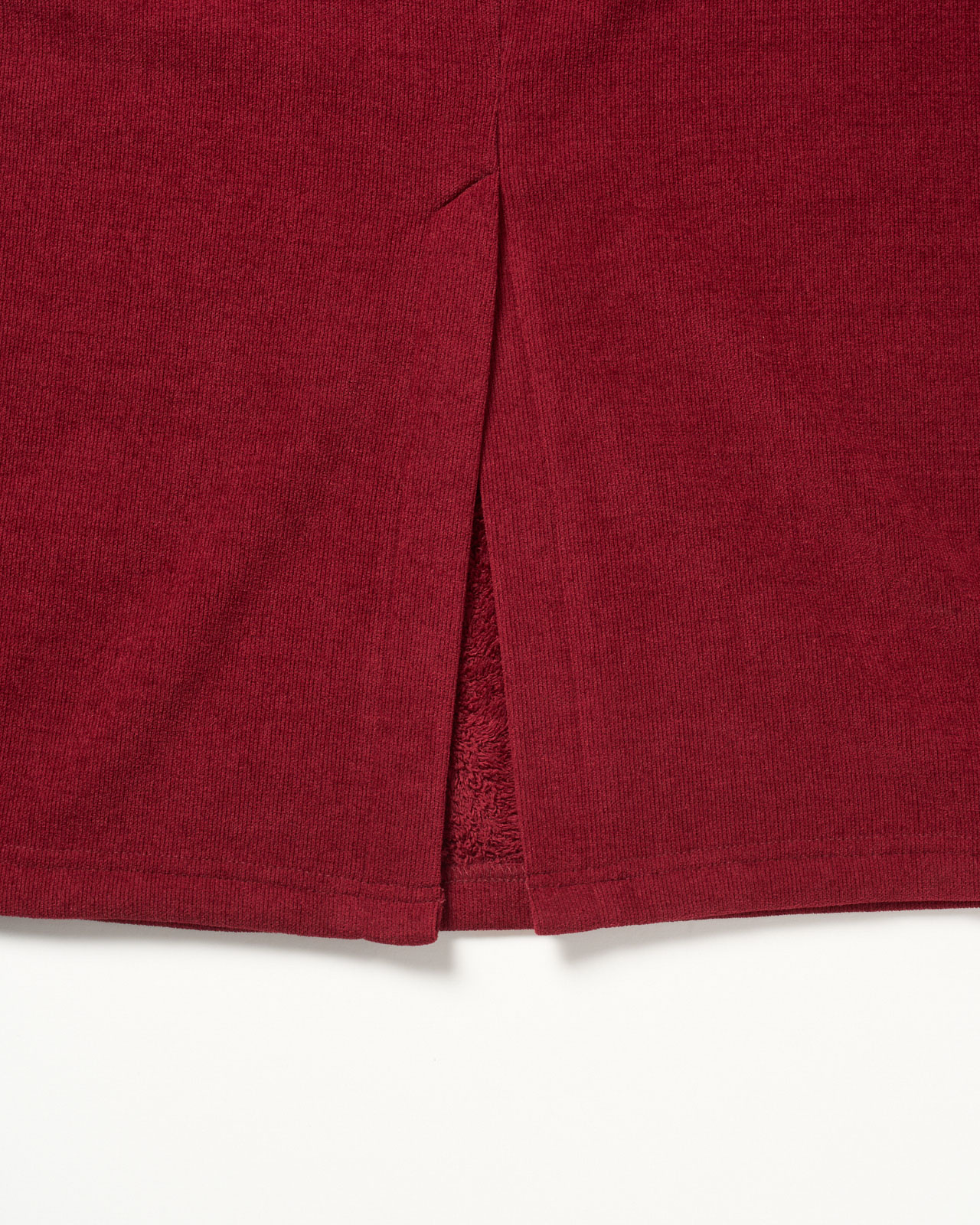 【L's】KNIT FLEECE HALF ZIP OP/ニットフリースハーフジップワンピース